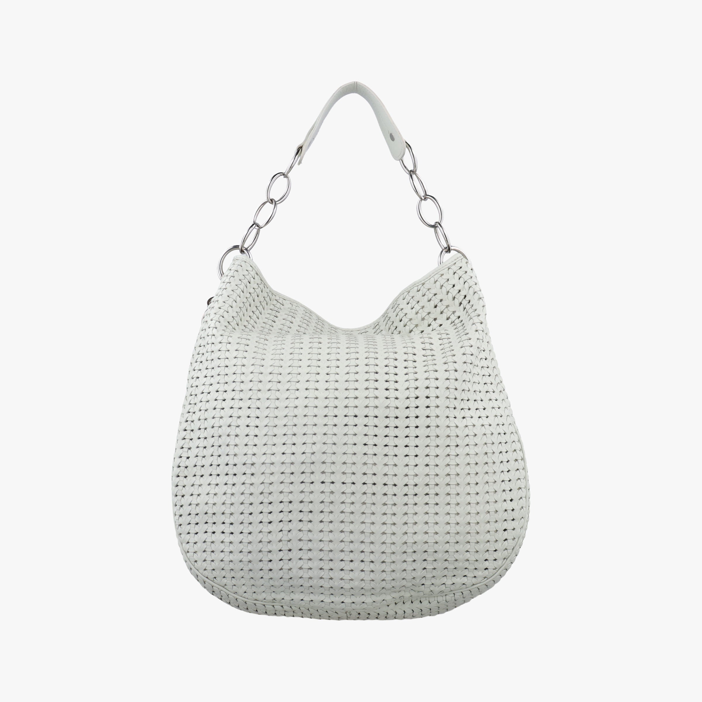Secondhand Christian Dior Soft Lady Dior hobo White lambskin  shoulderbag | stylenewstar