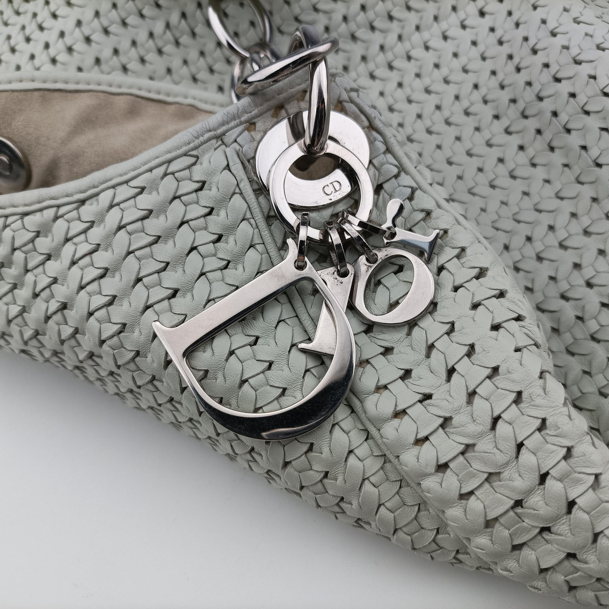 Secondhand Christian Dior Soft Lady Dior hobo White lambskin  shoulderbag | stylenewstar