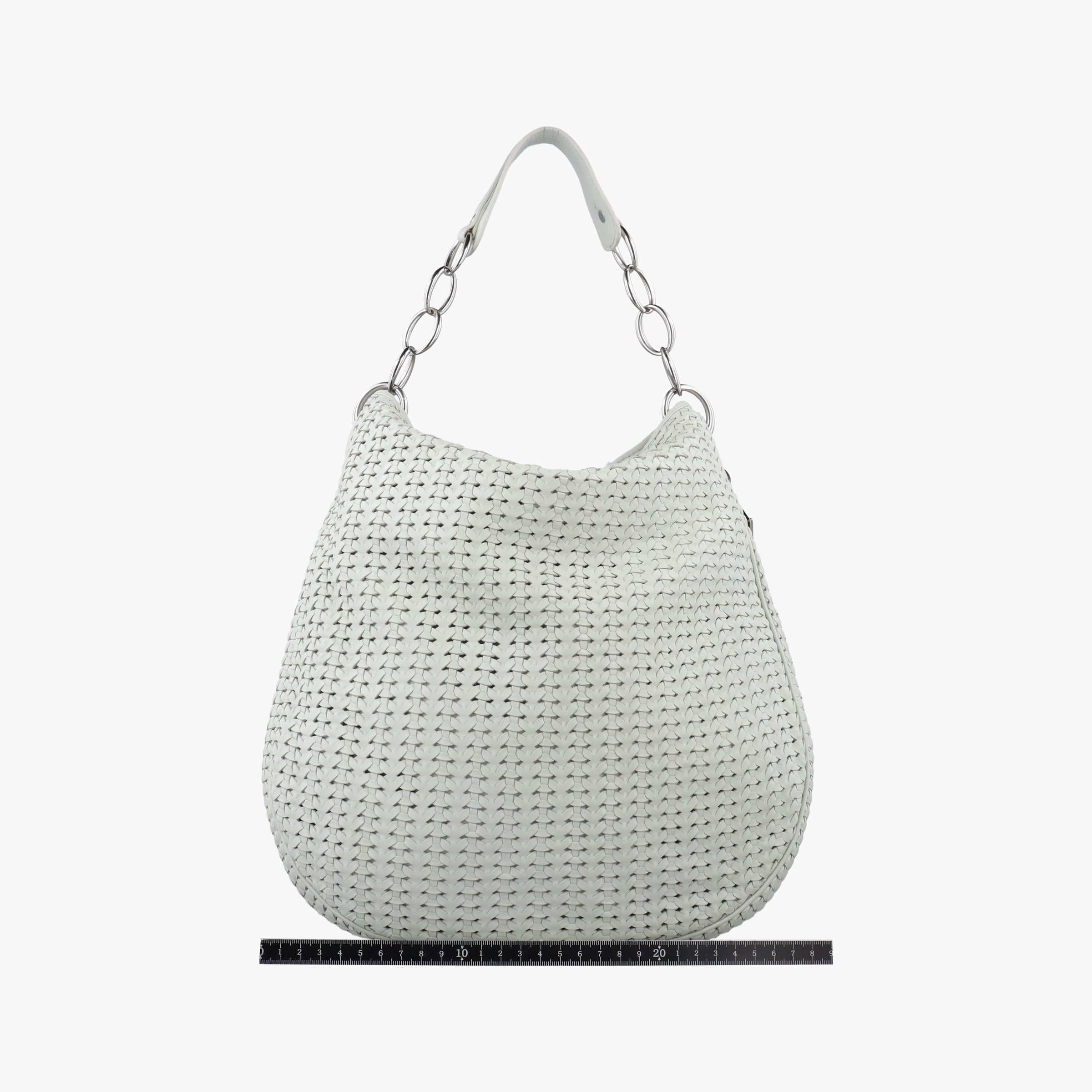 Secondhand Christian Dior Soft Lady Dior hobo White lambskin  shoulderbag | stylenewstar