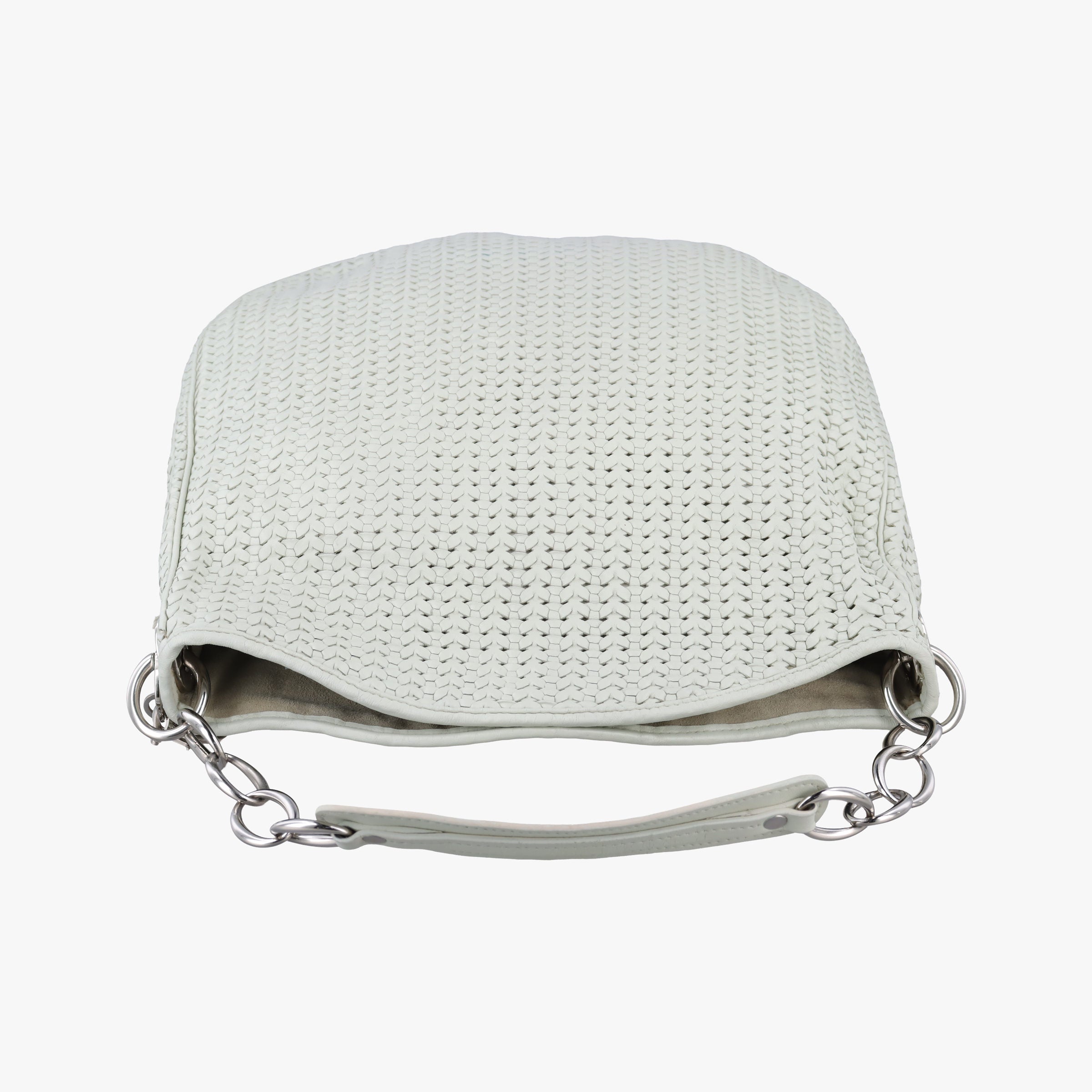 Secondhand Christian Dior Soft Lady Dior hobo White lambskin  shoulderbag | stylenewstar