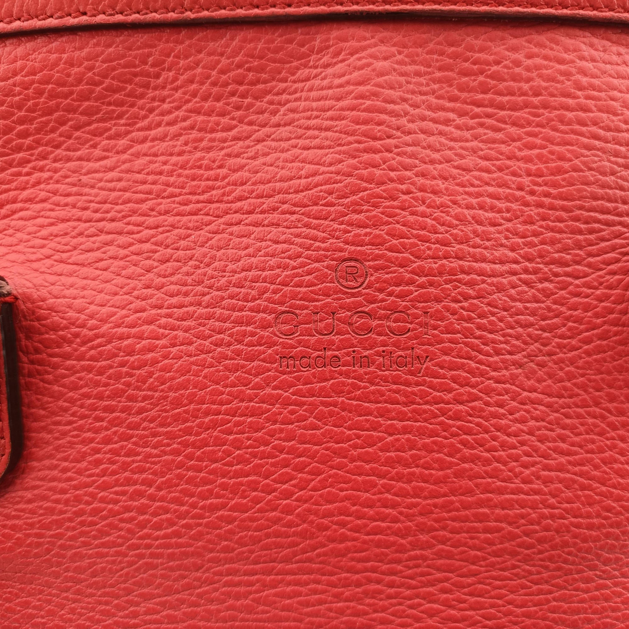 Pre-owned Gucci dome Orange Leather 420023 handbag | stylenewstar