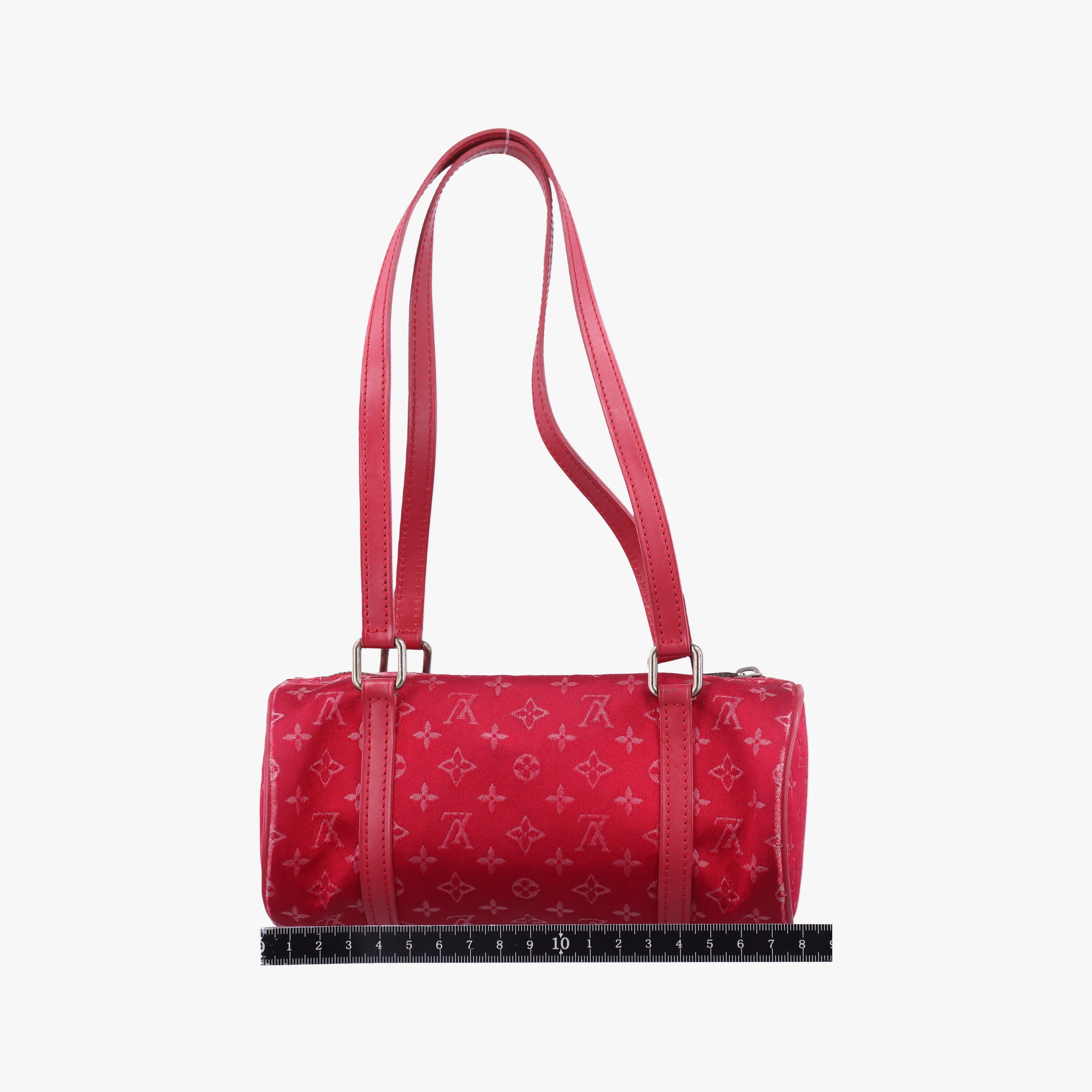 Secondhand Louis Vuitton Little Papillon Red Monogram Satin M92353 shoulderbag | stylenewstar