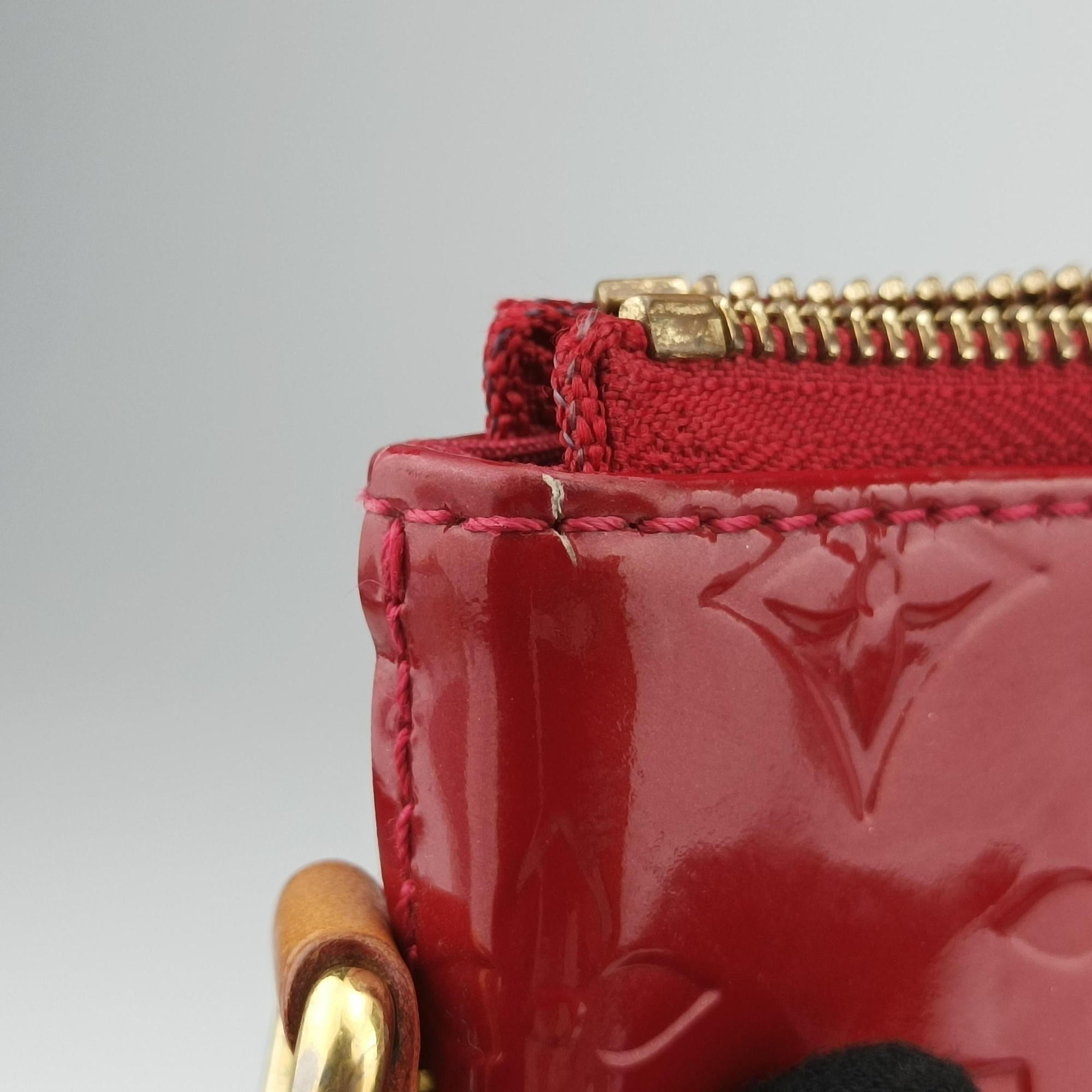 Pre-owned Louis Vuitton Bellevue GM Pomme d'Amour Vernis M93587 handbag | stylenewstar