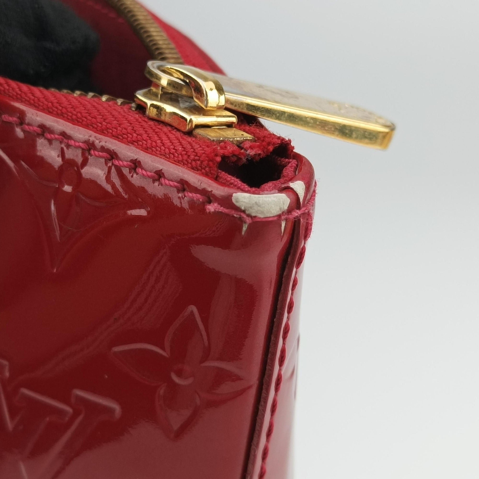 Pre-owned Louis Vuitton Bellevue GM Pomme d'Amour Vernis M93587 handbag | stylenewstar