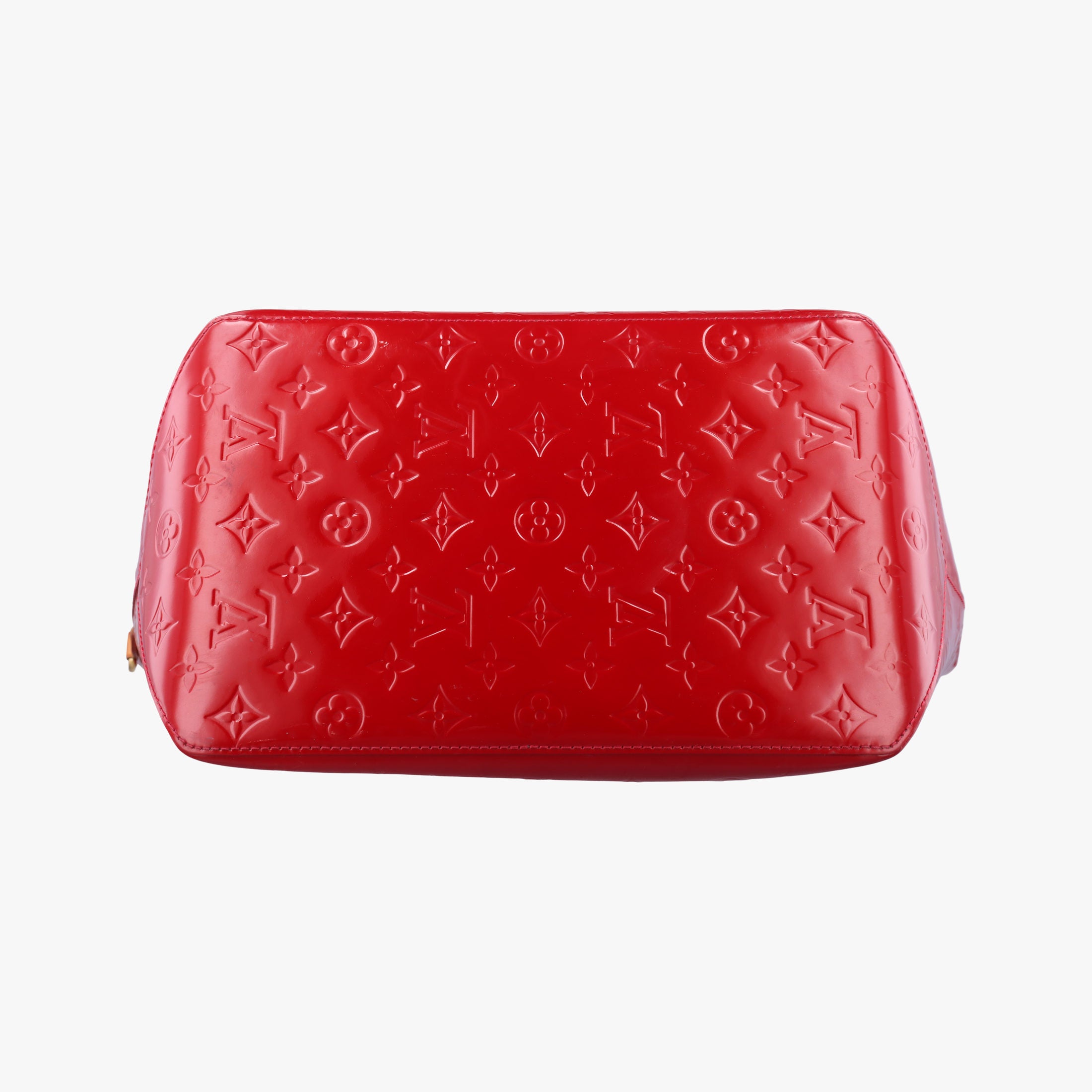 Pre-owned Louis Vuitton Bellevue GM Pomme d'Amour Vernis M93587 handbag | stylenewstar
