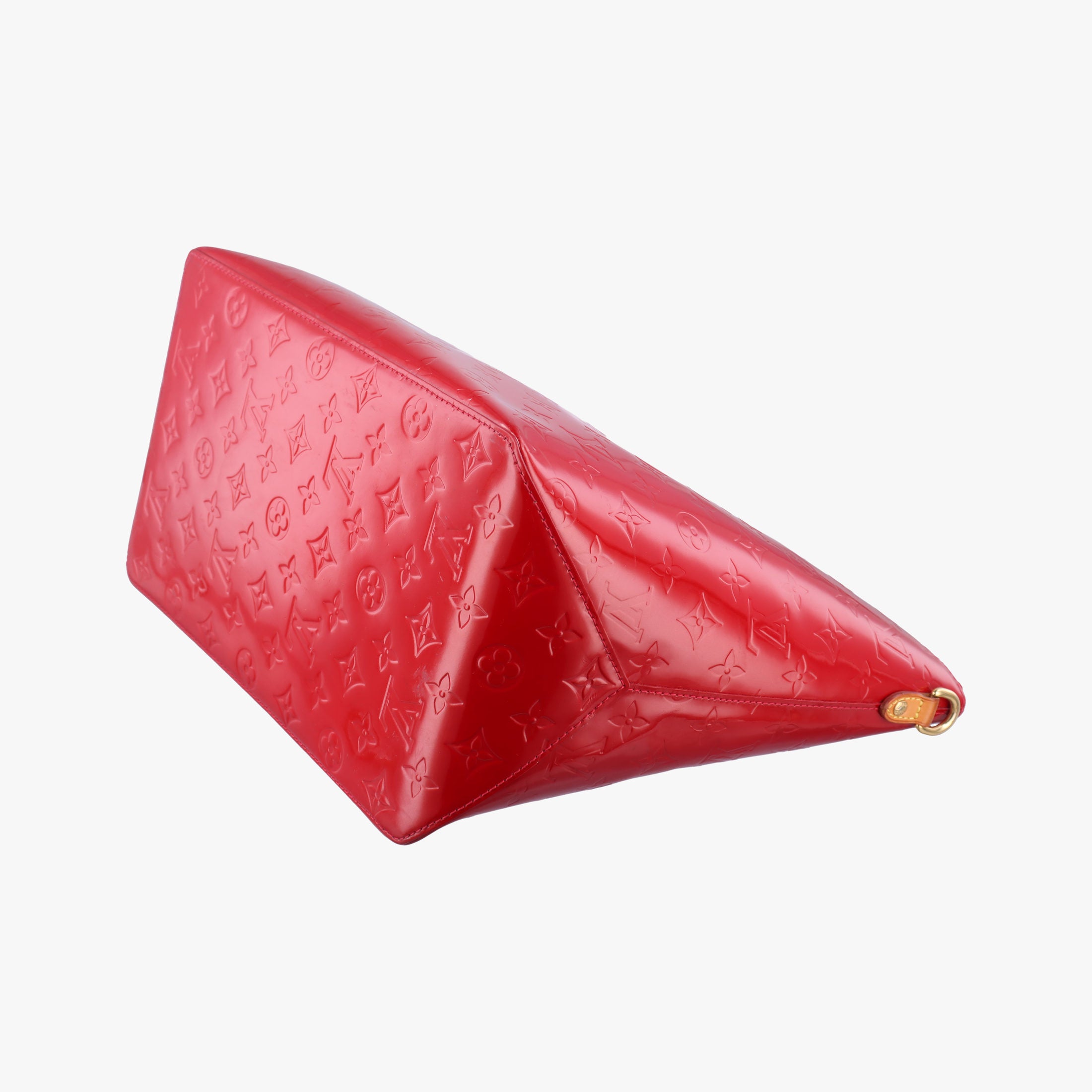 Pre-owned Louis Vuitton Bellevue GM Pomme d'Amour Vernis M93587 handbag | stylenewstar