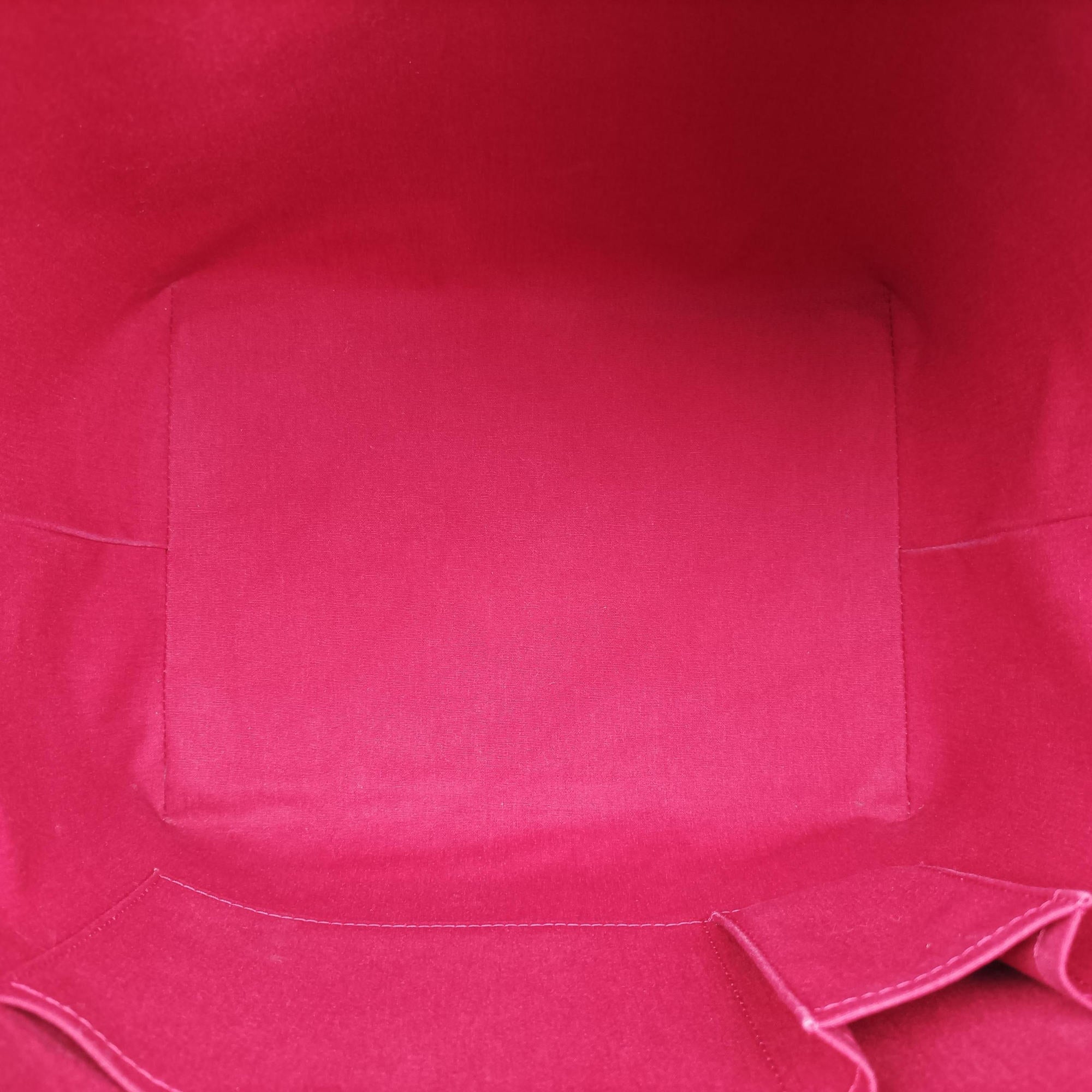 Pre-owned Louis Vuitton Bellevue GM Pomme d'Amour Vernis M93587 handbag | stylenewstar
