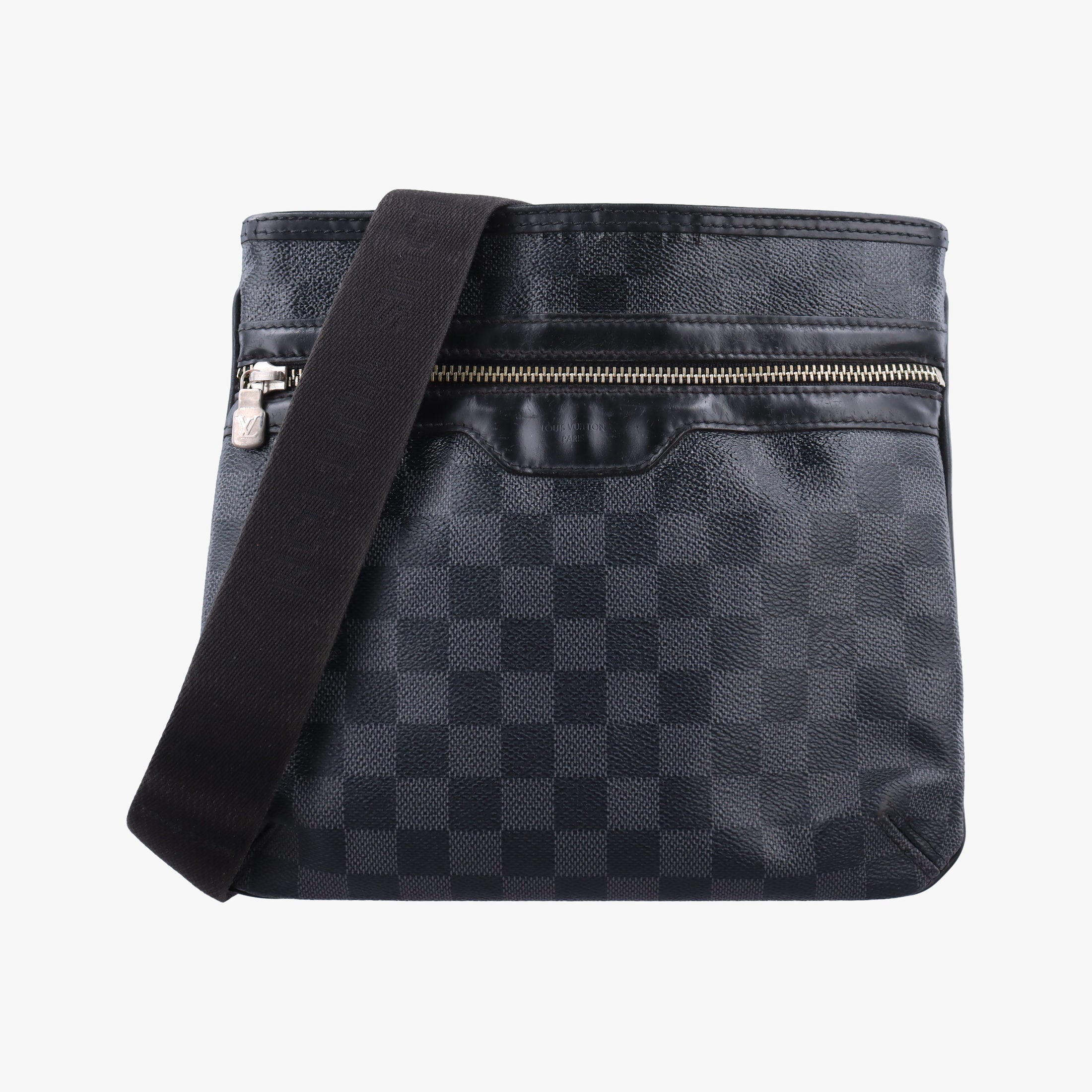 Pre-owned Louis Vuitton Thomas Noir Damier Graphite N58028 shoulderbag | stylenewstar