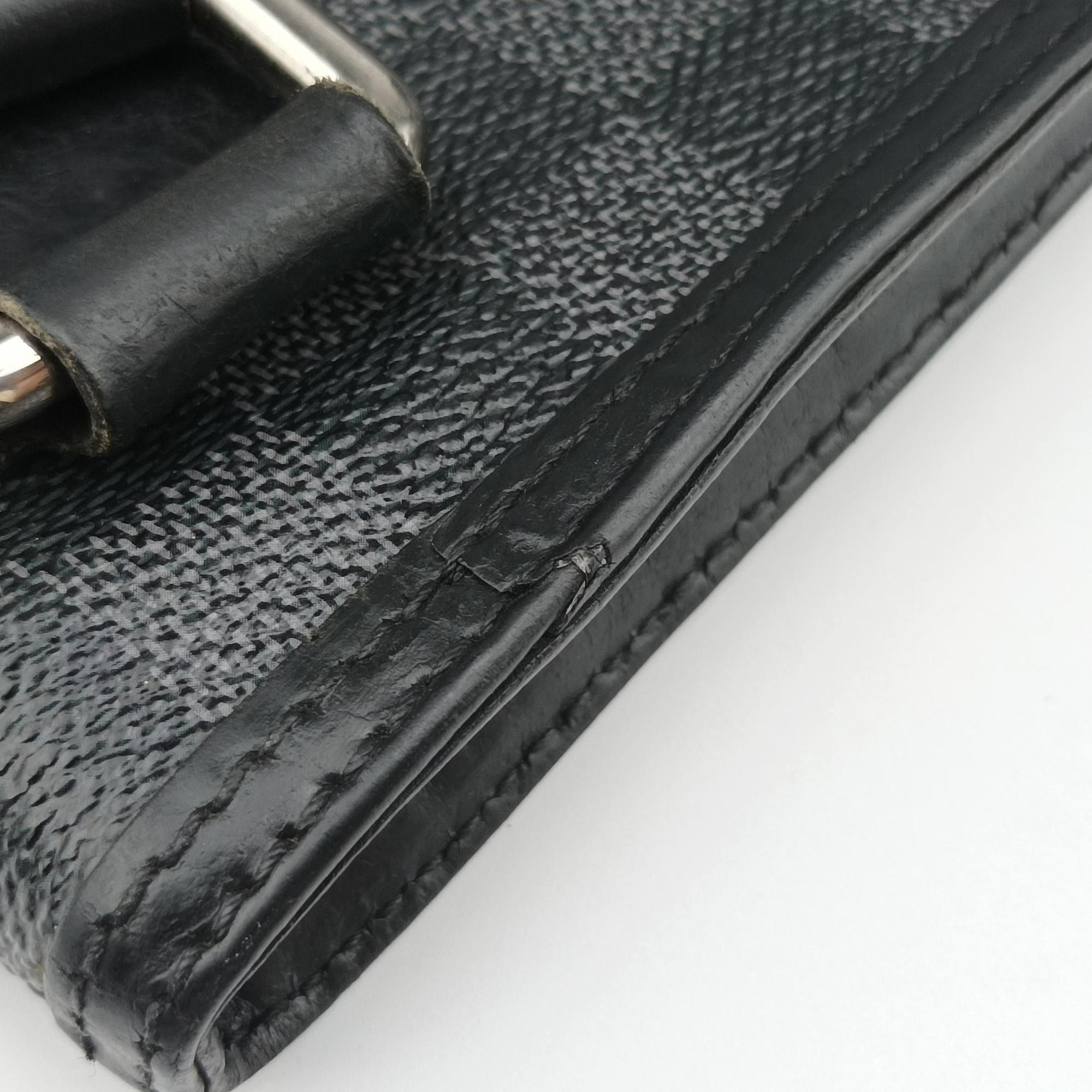 Pre-owned Louis Vuitton Thomas Noir Damier Graphite N58028 shoulderbag | stylenewstar