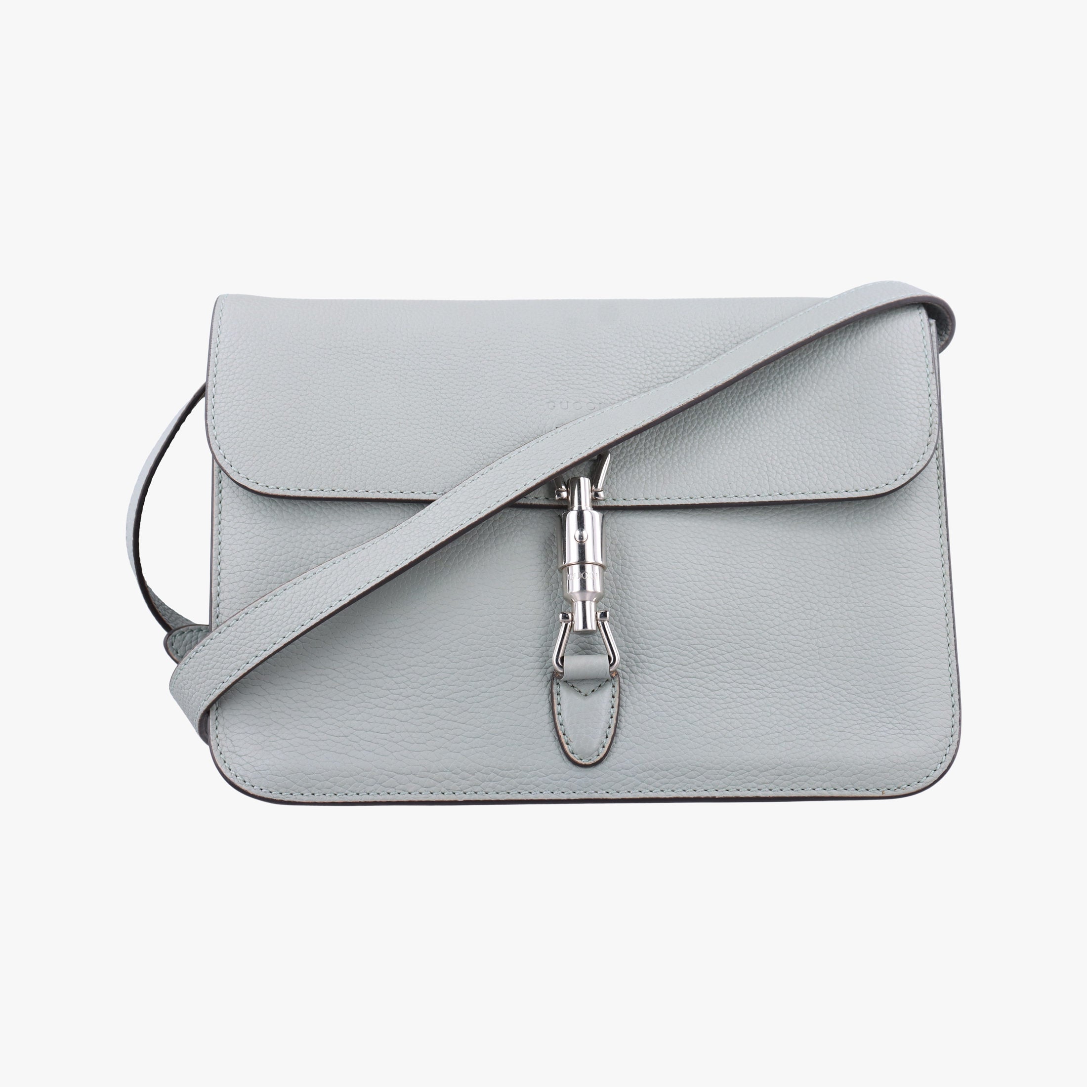 Pre-owned Gucci New Jackie Grey Leather 362971 shoulderbag | stylenewstar