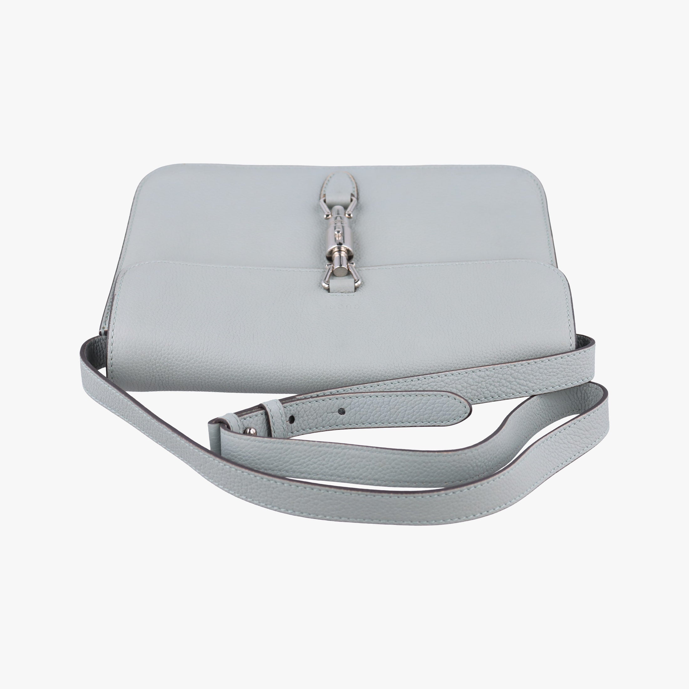 Pre-owned Gucci New Jackie Grey Leather 362971 shoulderbag | stylenewstar