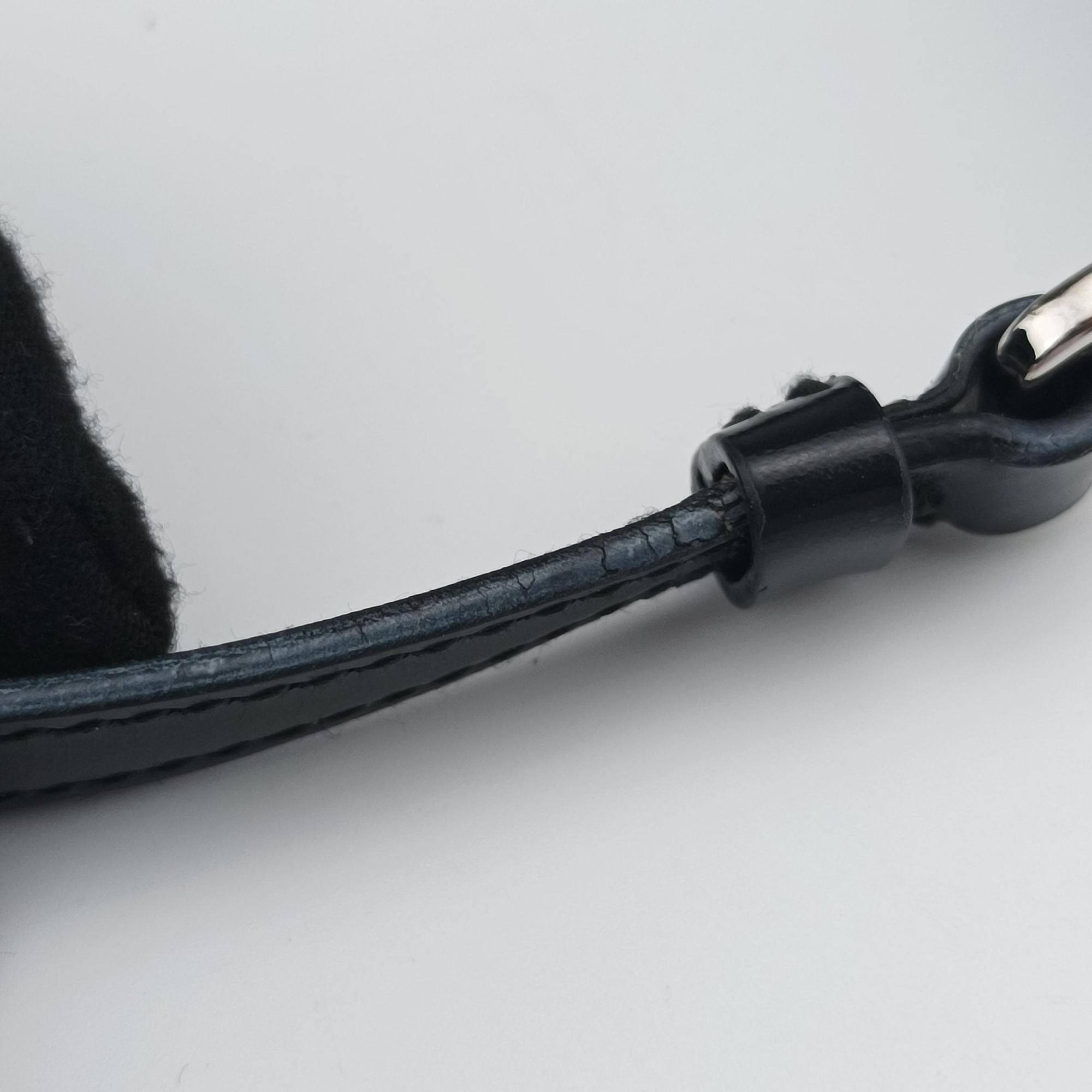 Pre-owned Prada Cleo Black Brushed leather 1BC499 shoulderbag | stylenewstar
