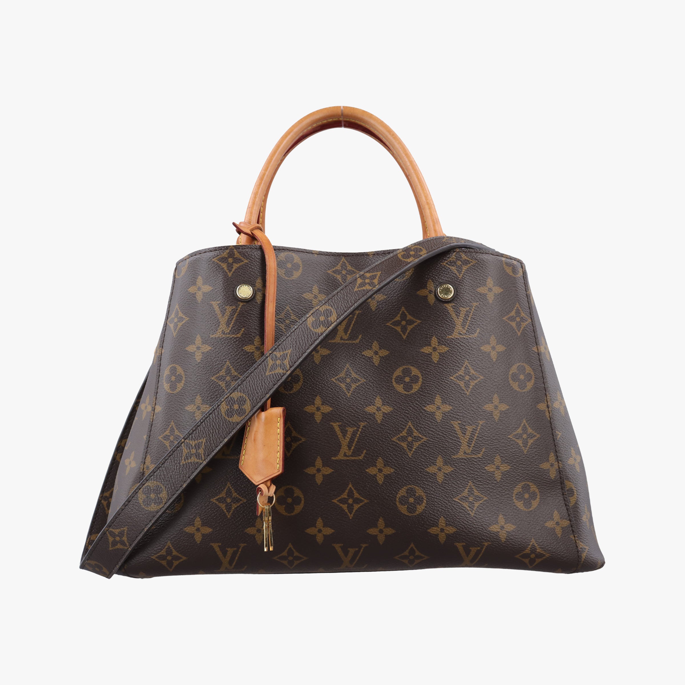 Pre-owned Louis Vuitton MONTAIGNE MM Brown Monogram Canvas M41056 shoulderbag | stylenewstar