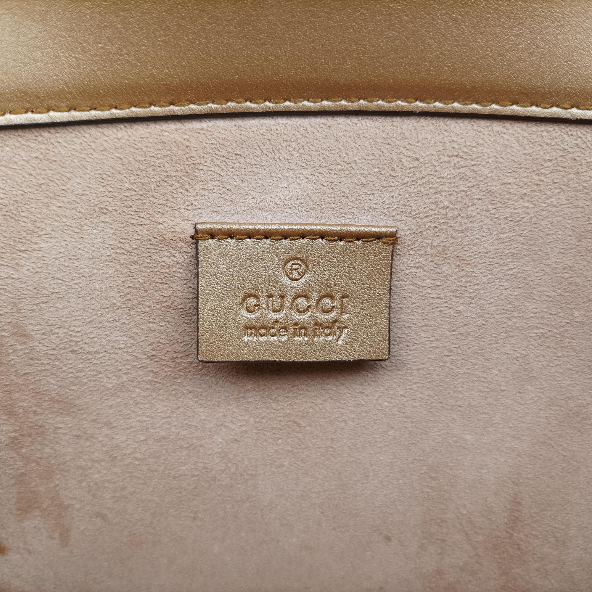 Pre-owned Gucci Dionysus Golden snakeskin 421970 shoulderbag | stylenewstar