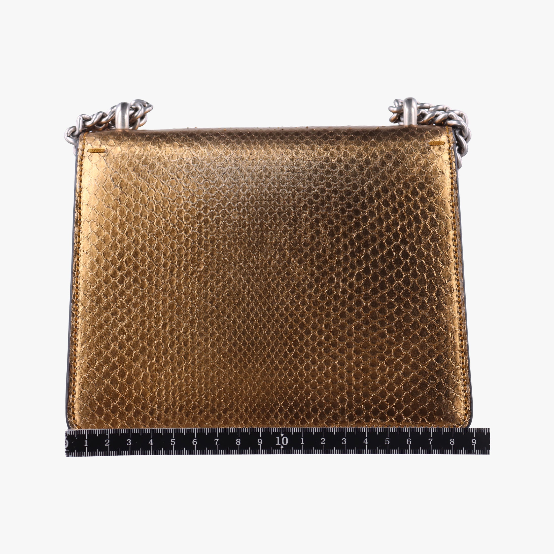 Pre-owned Gucci Dionysus Golden snakeskin 421970 shoulderbag | stylenewstar