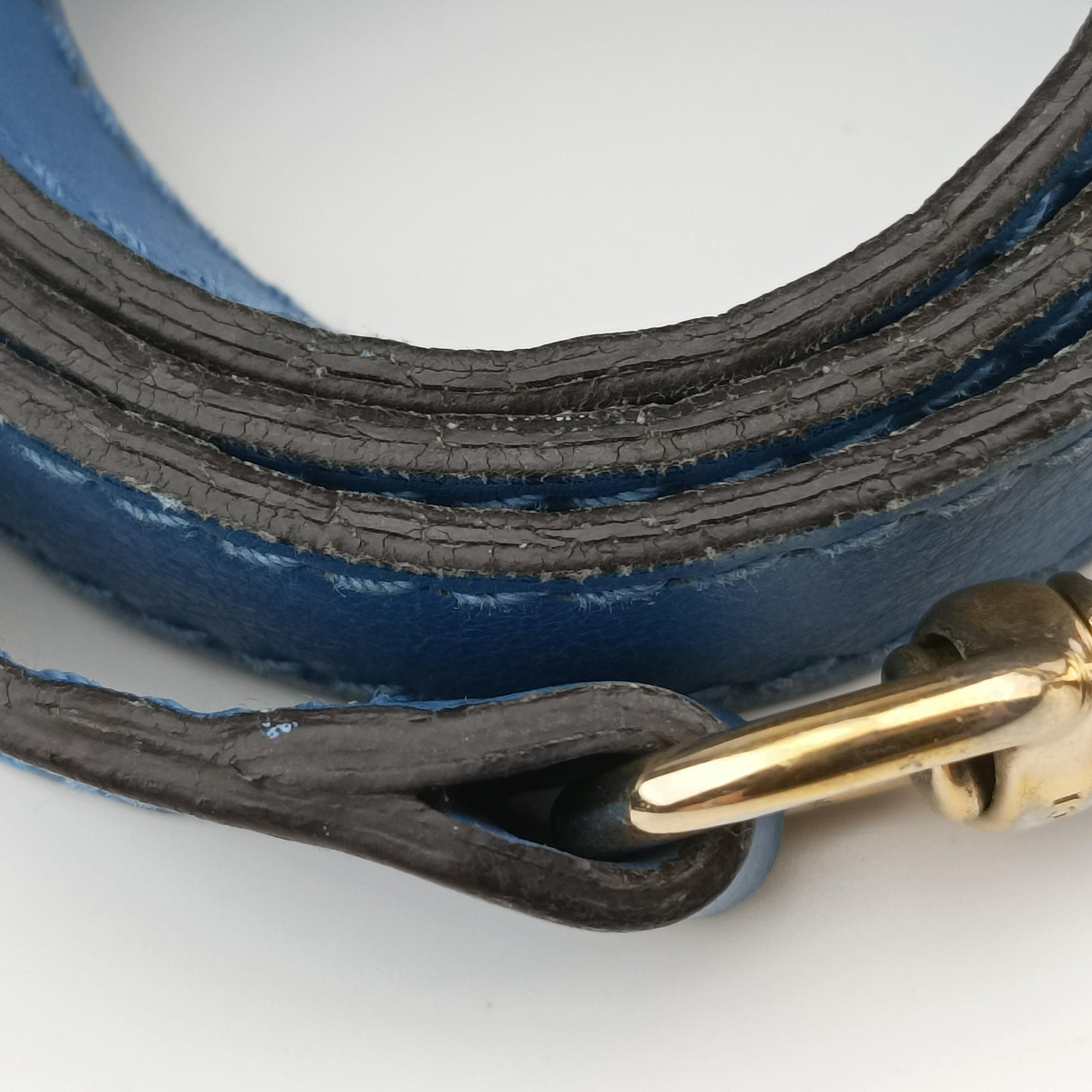 Secondhand Gucci Sukey GUCCISSIMA Blue Leather 223974 shoulderbag | stylenewstar