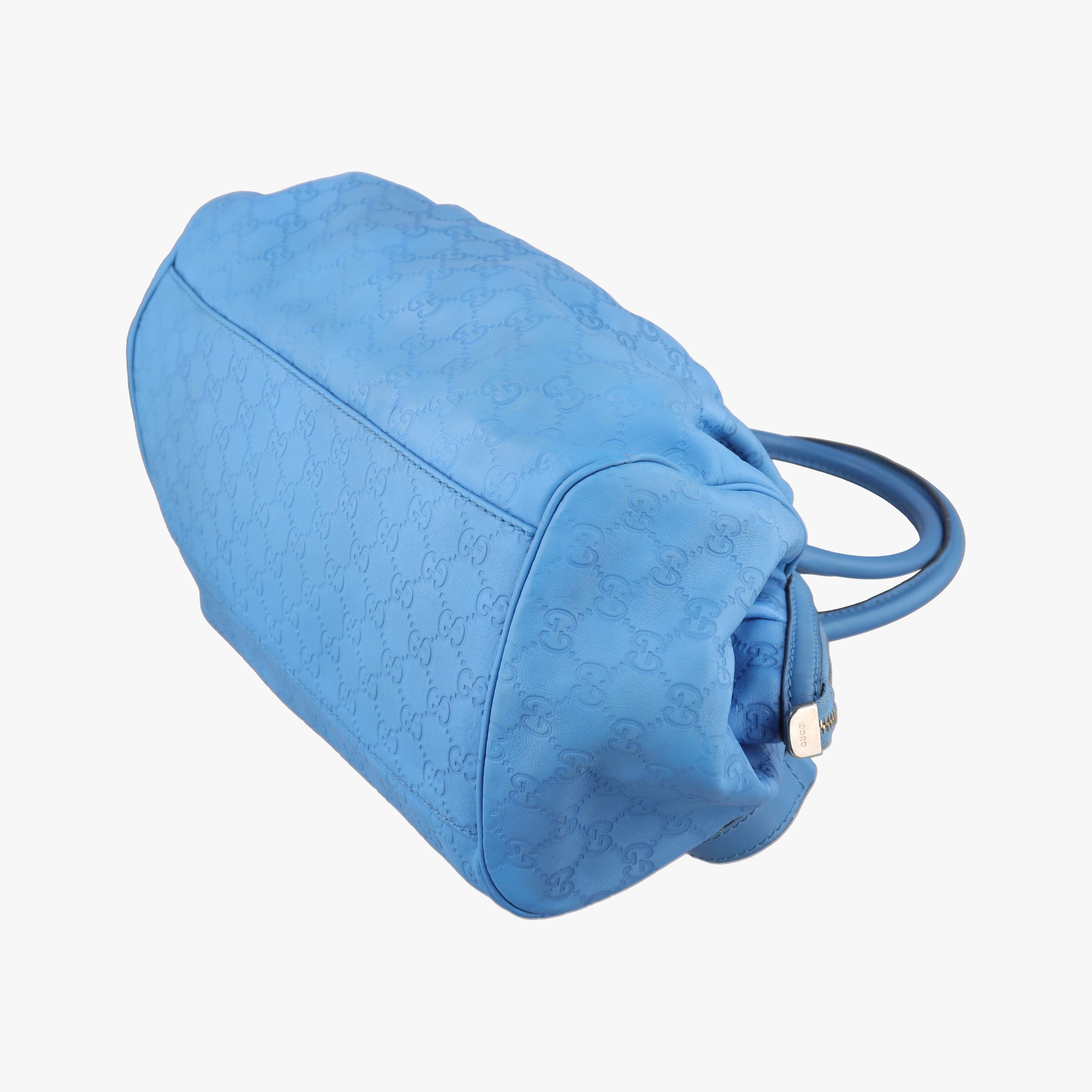 Secondhand Gucci Sukey GUCCISSIMA Blue Leather 223974 shoulderbag | stylenewstar