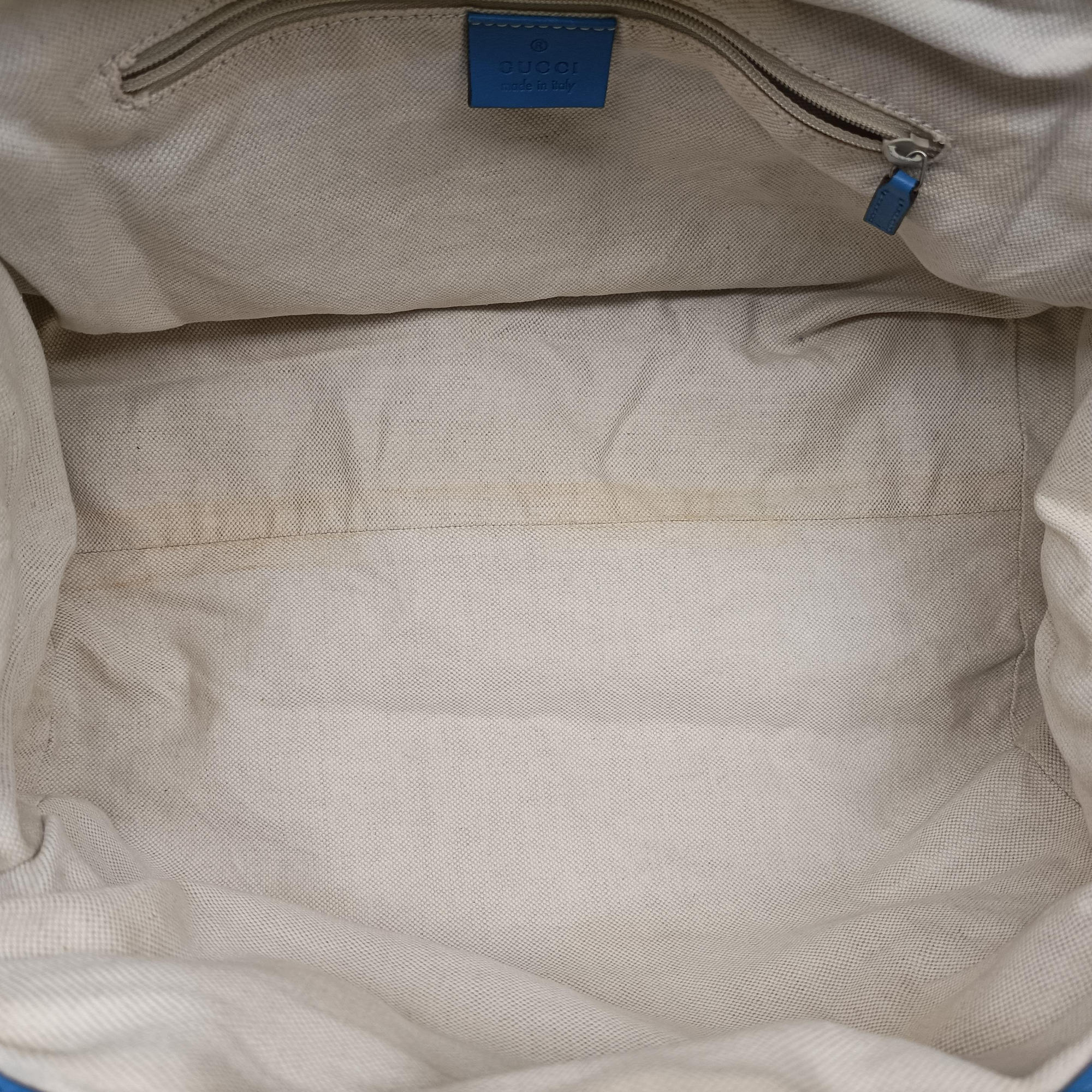 Secondhand Gucci Sukey GUCCISSIMA Blue Leather 223974 shoulderbag | stylenewstar