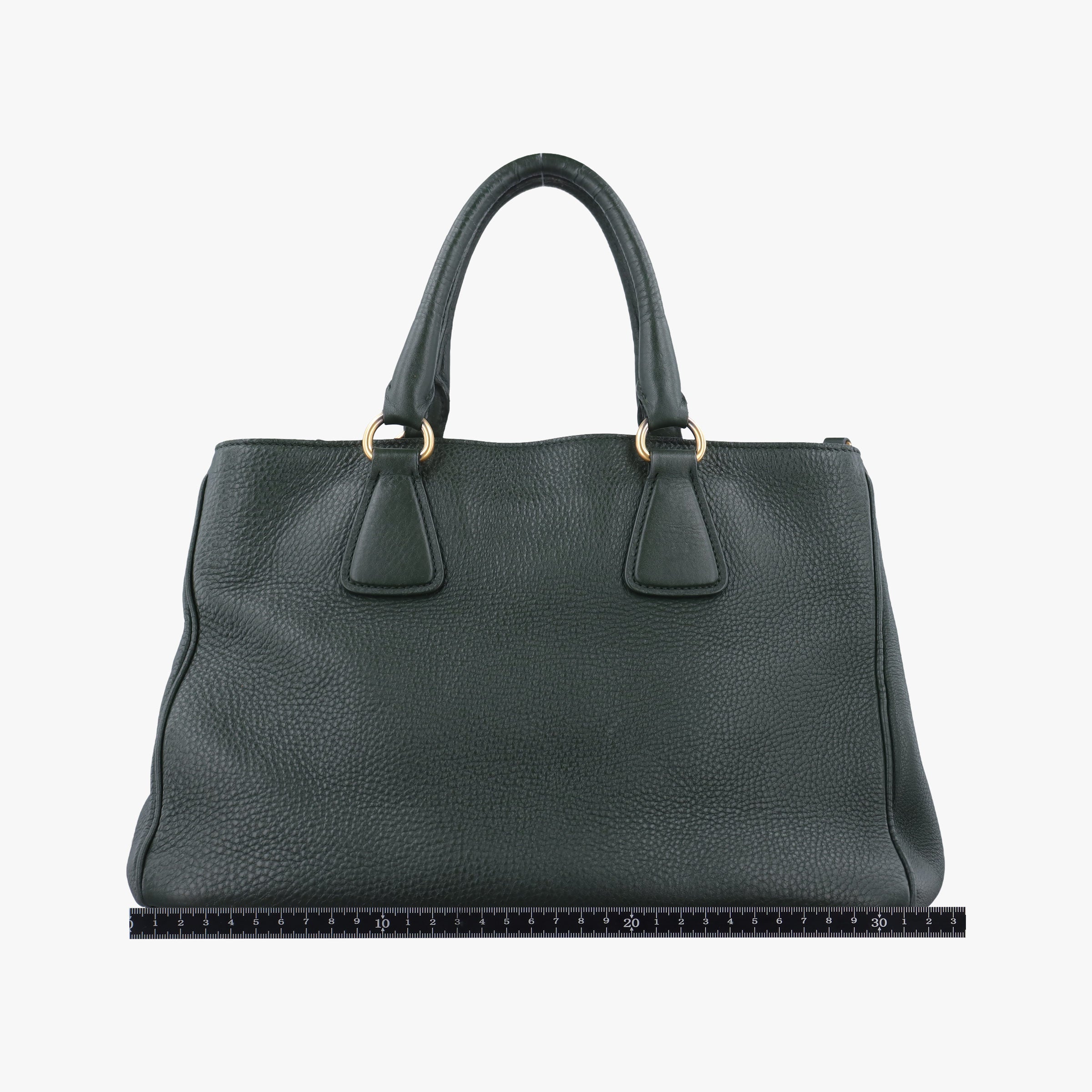 Pre-owned Prada Vitello Daino Verde Leather BN2435 shoulderbag | stylenewstar