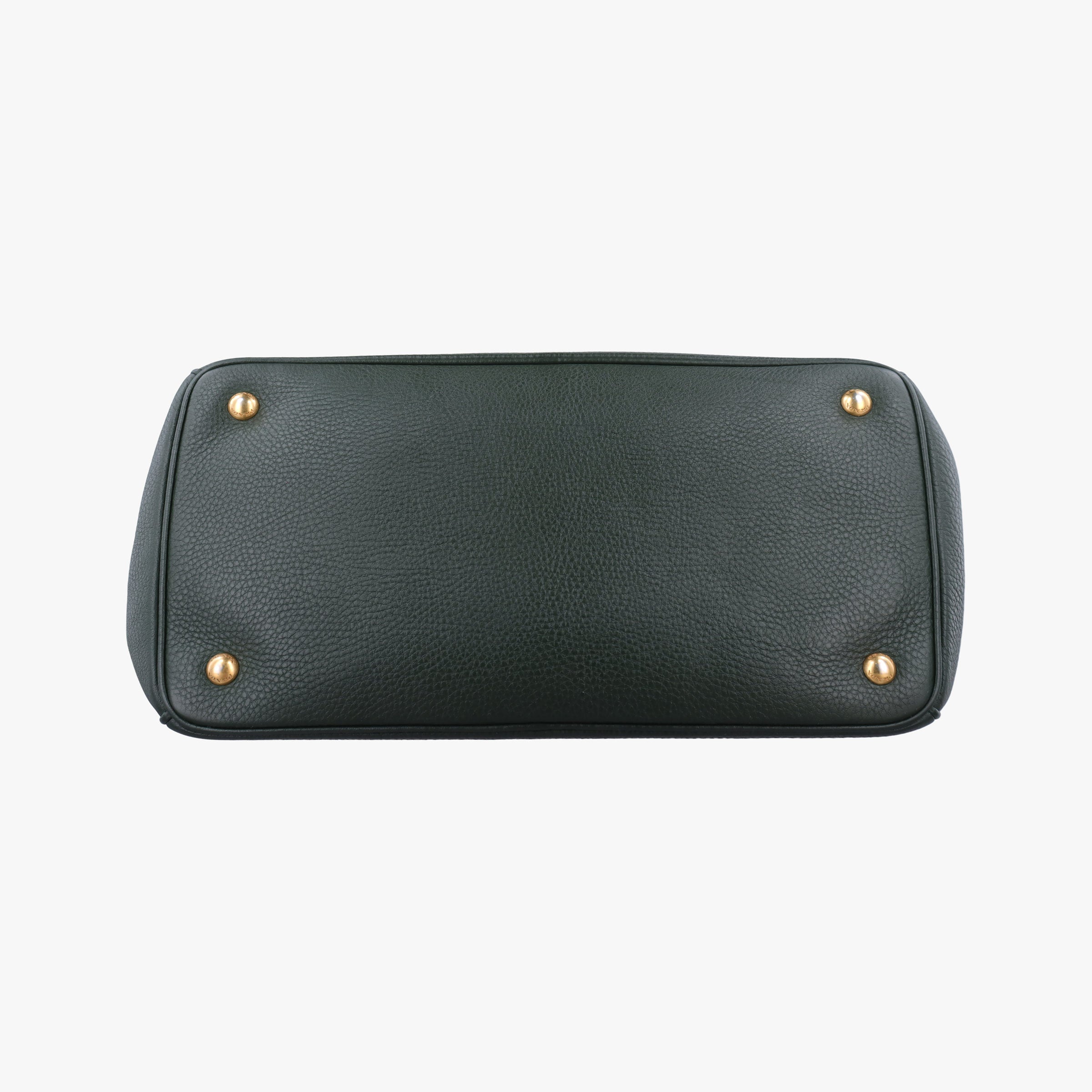 Pre-owned Prada Vitello Daino Verde Leather BN2435 shoulderbag | stylenewstar