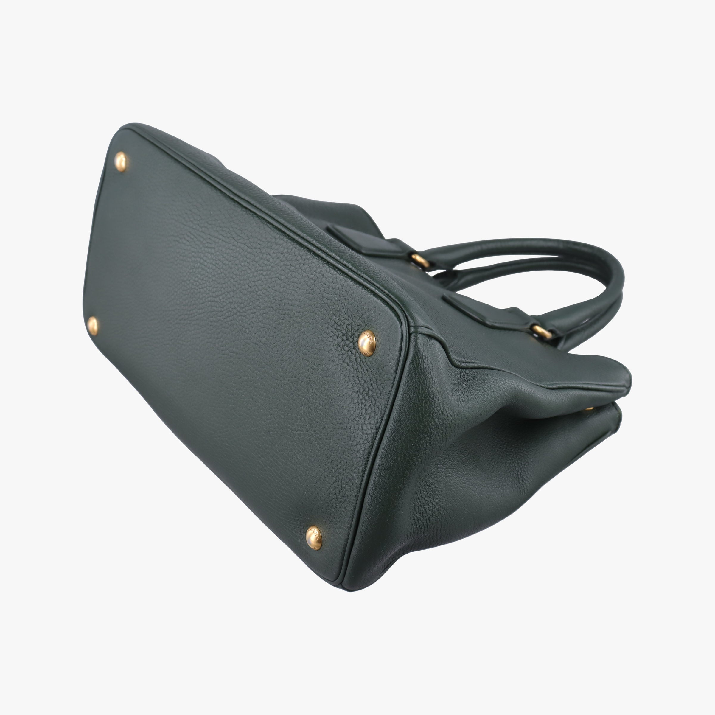 Pre-owned Prada Vitello Daino Verde Leather BN2435 shoulderbag | stylenewstar