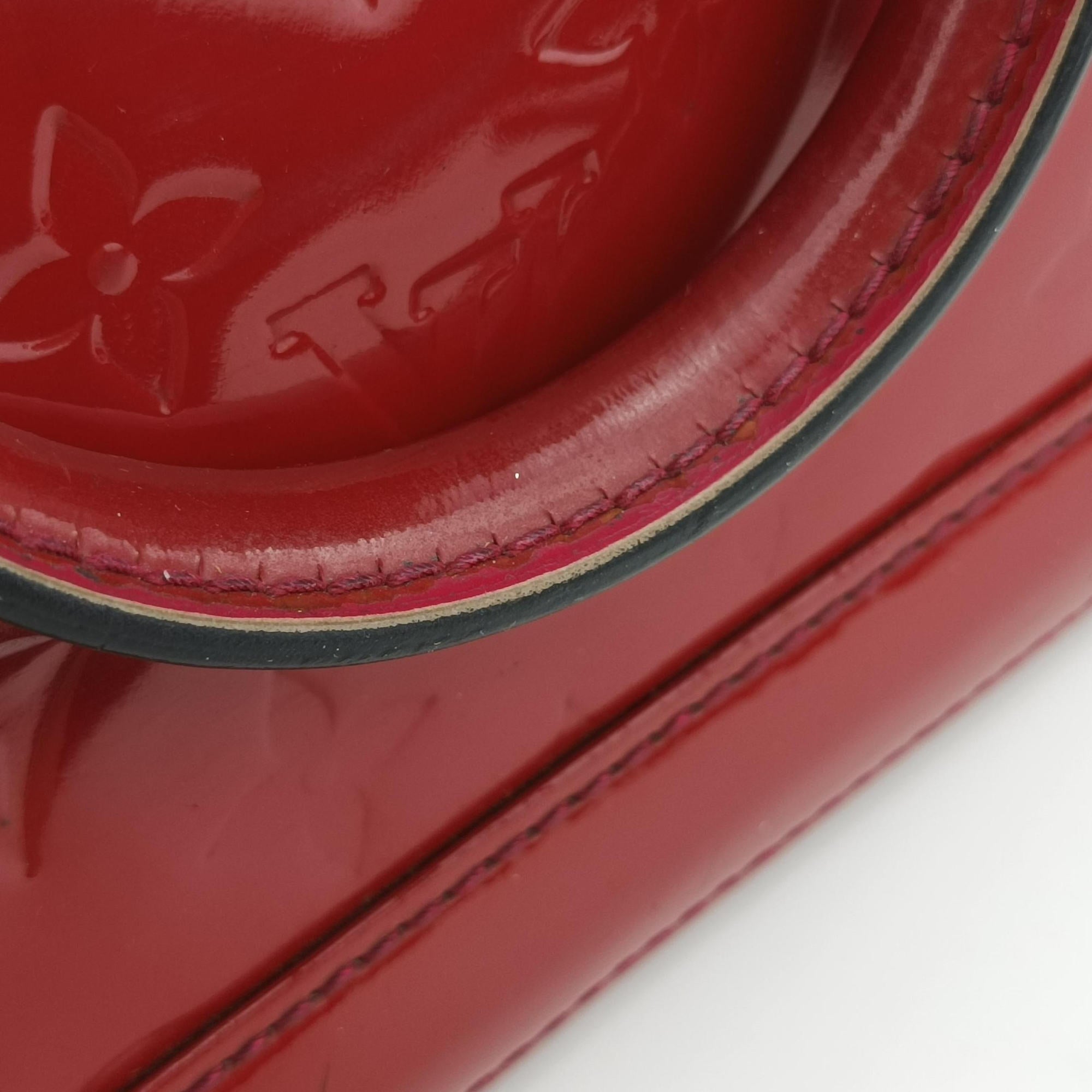 Pre-owned Louis Vuitton Alma BB pomme d'amour Vernis M91606 shoulderbag | stylenewstar