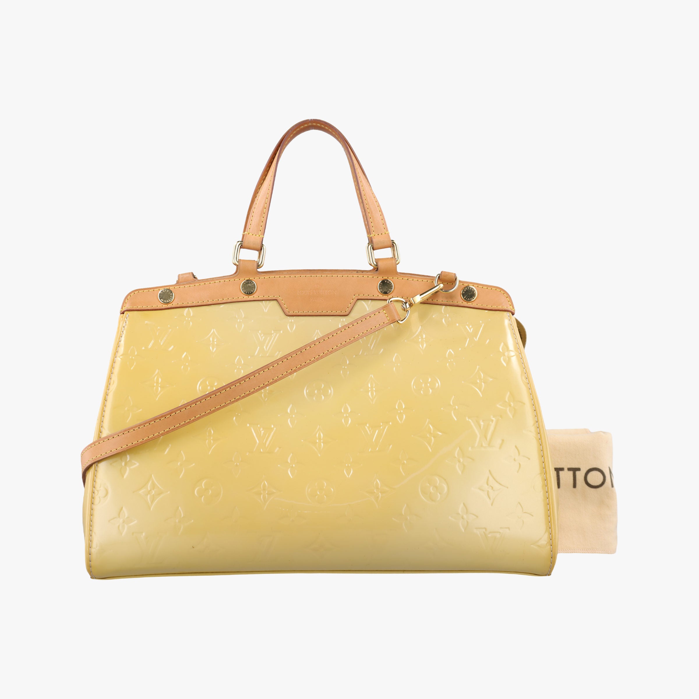 Pre-owned Louis Vuitton Brea MM Dunne Vernis M90180 shoulderbag | stylenewstar