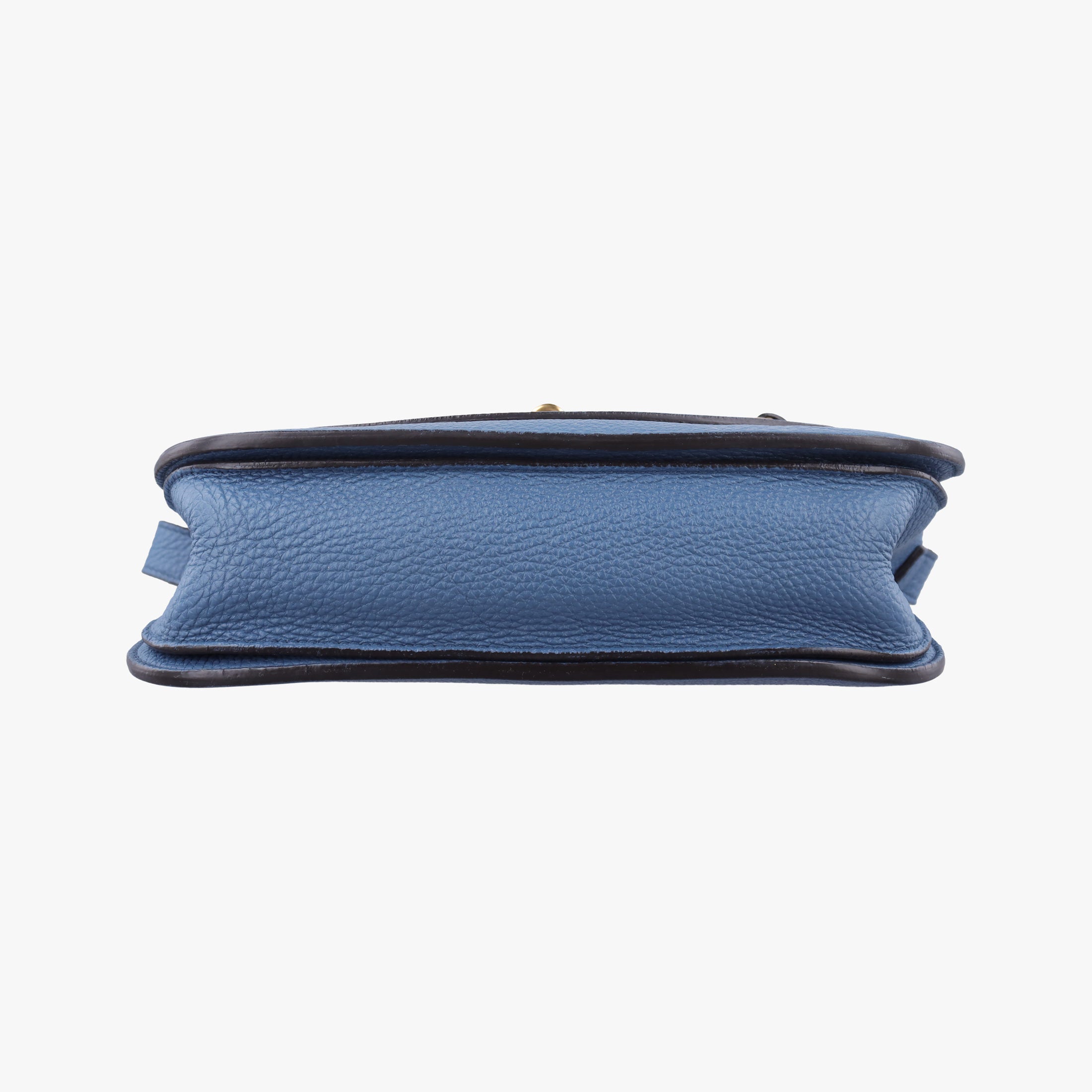 Pre-owned Gucci Bright Bit Blue Leather 353231 shoulderbag | stylenewstar