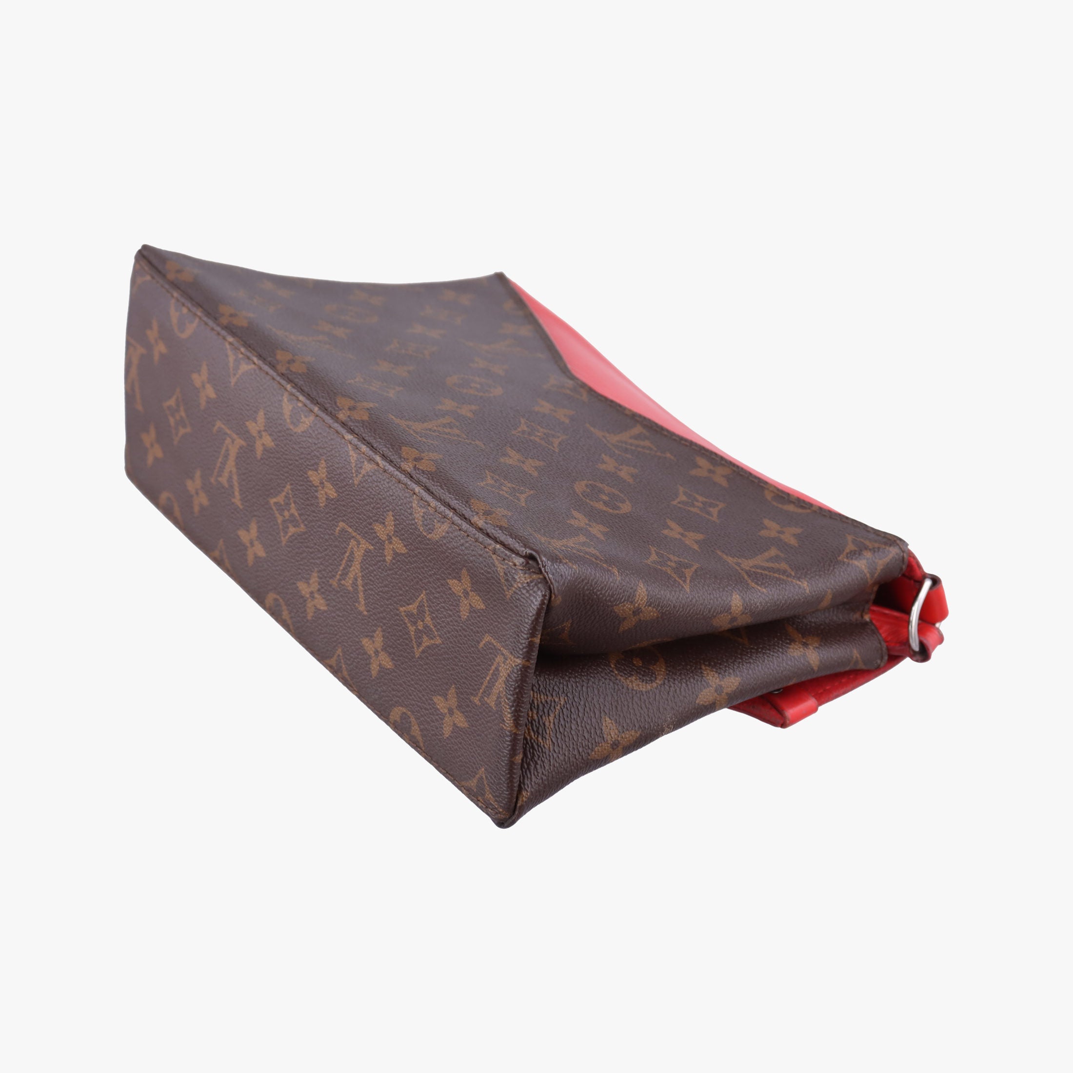 Pre-owned Louis Vuitton SAINT MICHEL Brown×COQUELICOT Monogram Canvas×epi M44031 shoulderbag | stylenewstar
