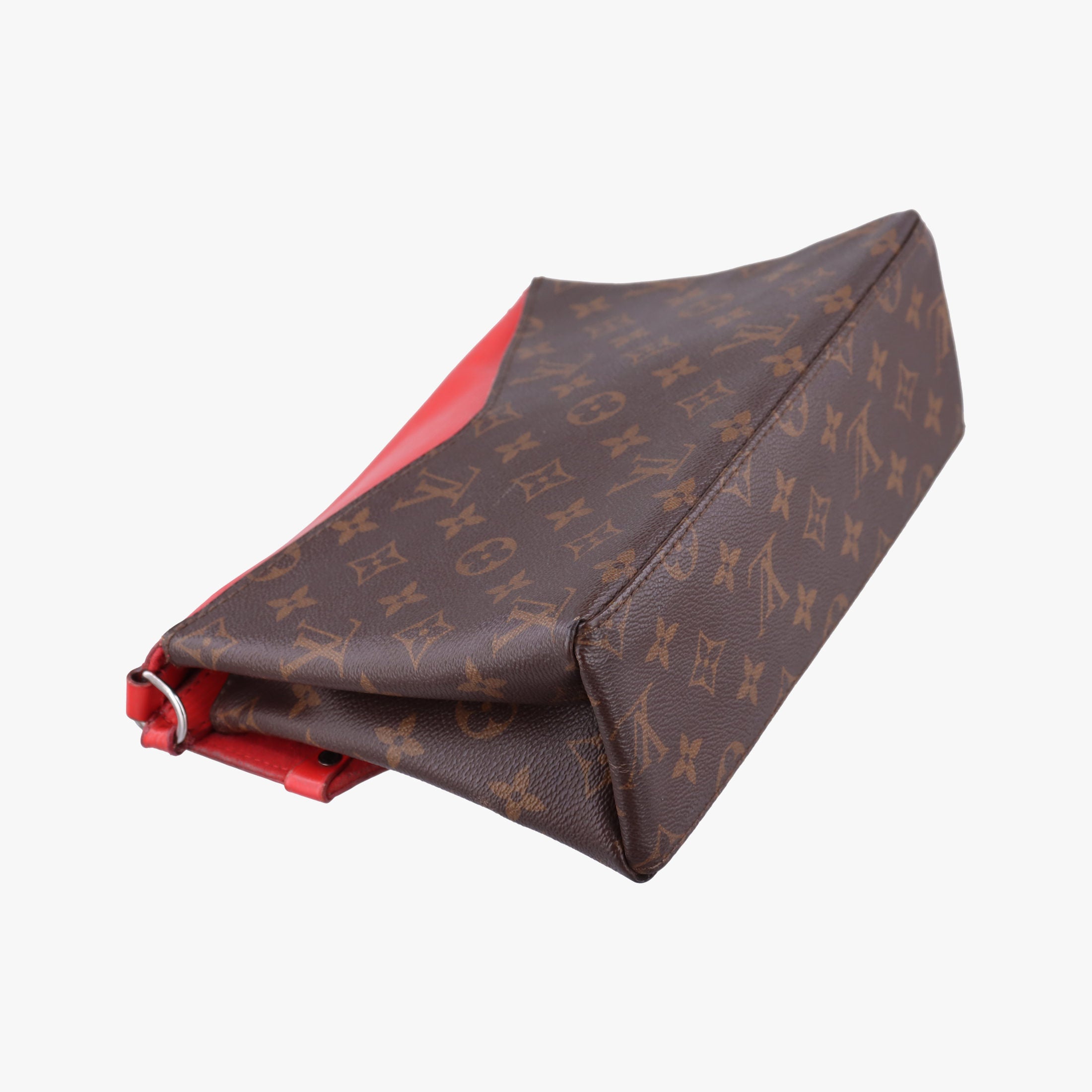 Pre-owned Louis Vuitton SAINT MICHEL Brown×COQUELICOT Monogram Canvas×epi M44031 shoulderbag | stylenewstar