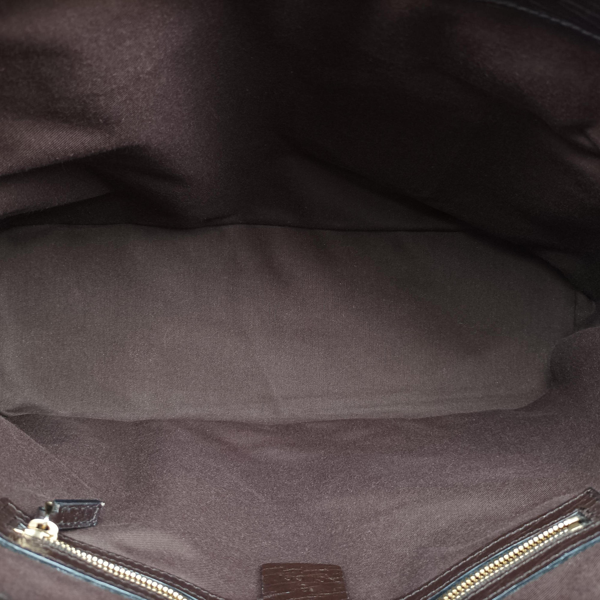 Pre-owned Gucci Horsebit  Hasler beige×Brown canvas×leather 137385 handbag | stylenewstar