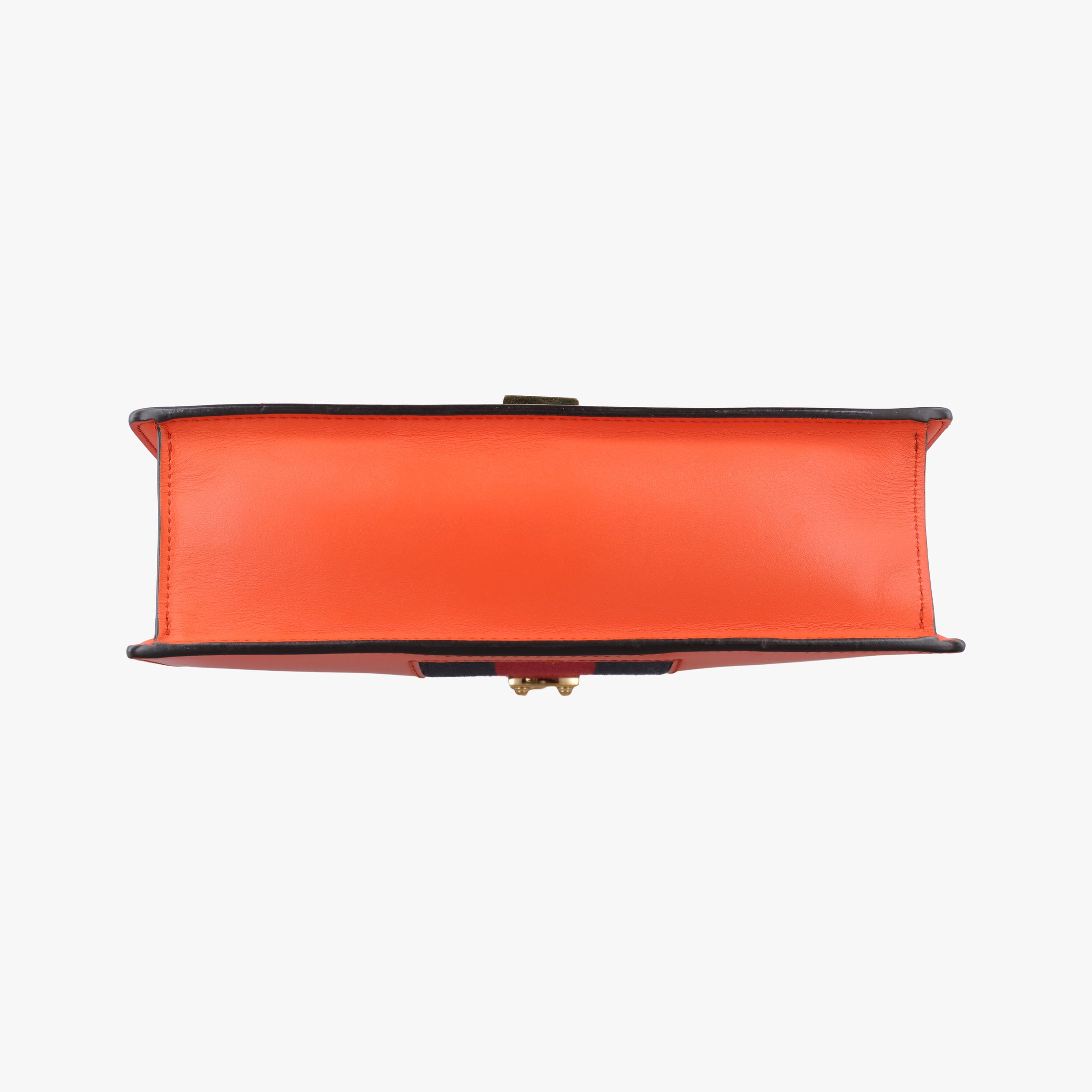 Secondhand Gucci Sylvie Orange x Red x Black Leather 421882 shoulderbag | stylenewstar