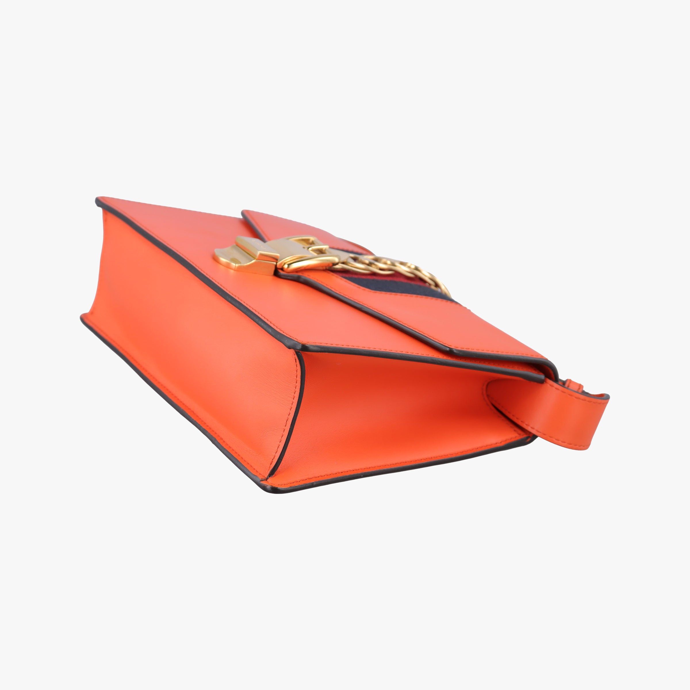 Secondhand Gucci Sylvie Orange x Red x Black Leather 421882 shoulderbag | stylenewstar
