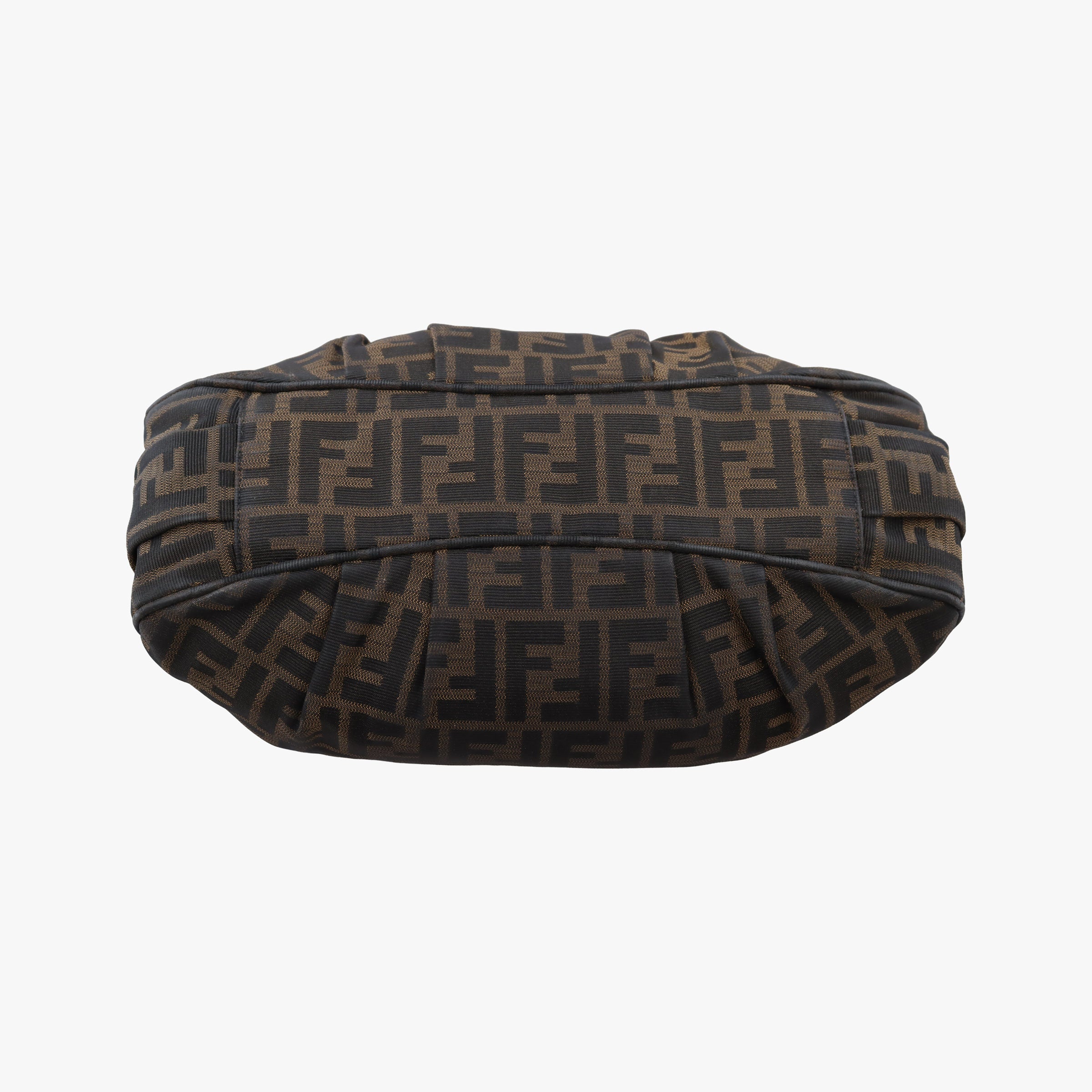 Pre-owned Fendi Mia Brown canvas 8BR615 shoulderbag | stylenewstar