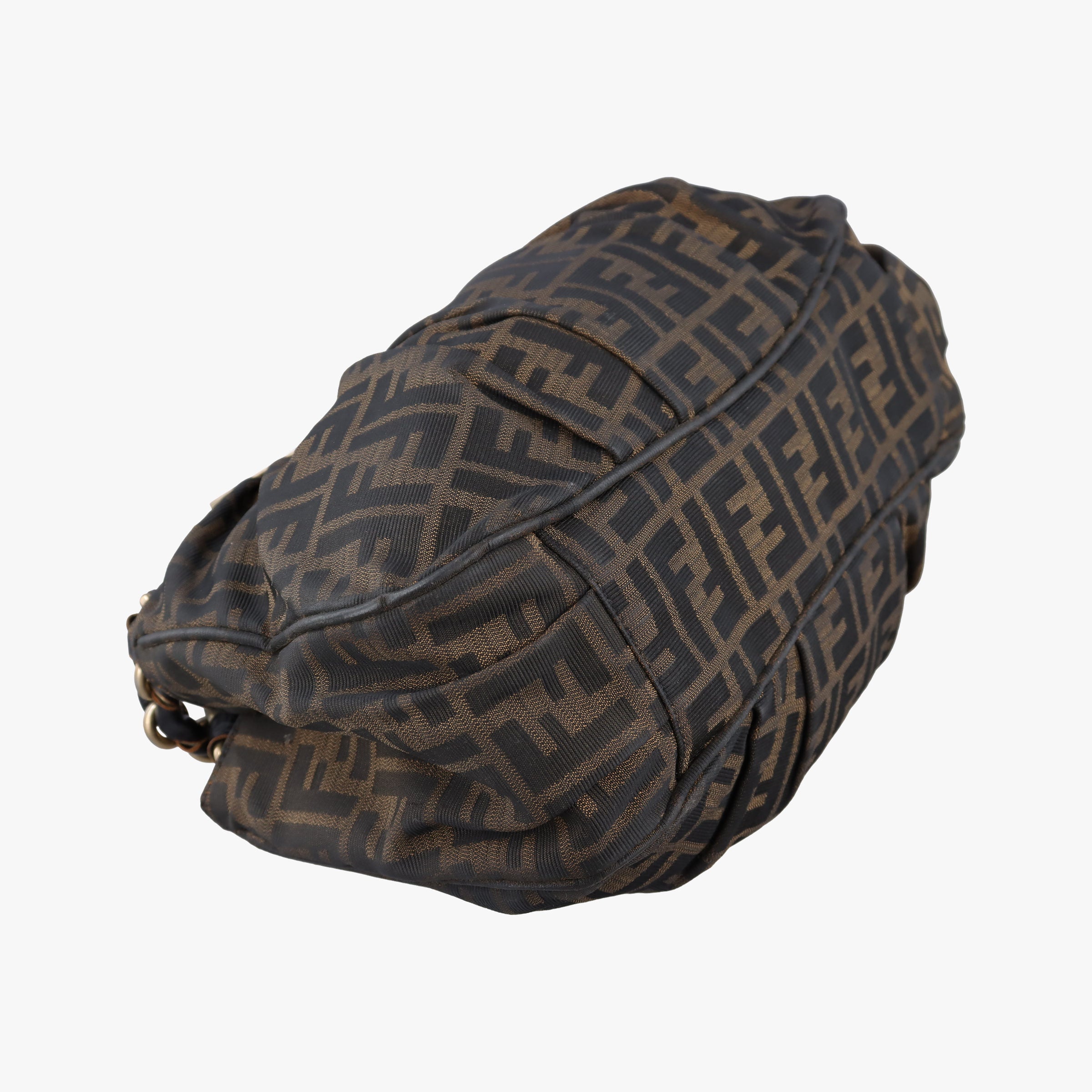 Pre-owned Fendi Mia Brown canvas 8BR615 shoulderbag | stylenewstar