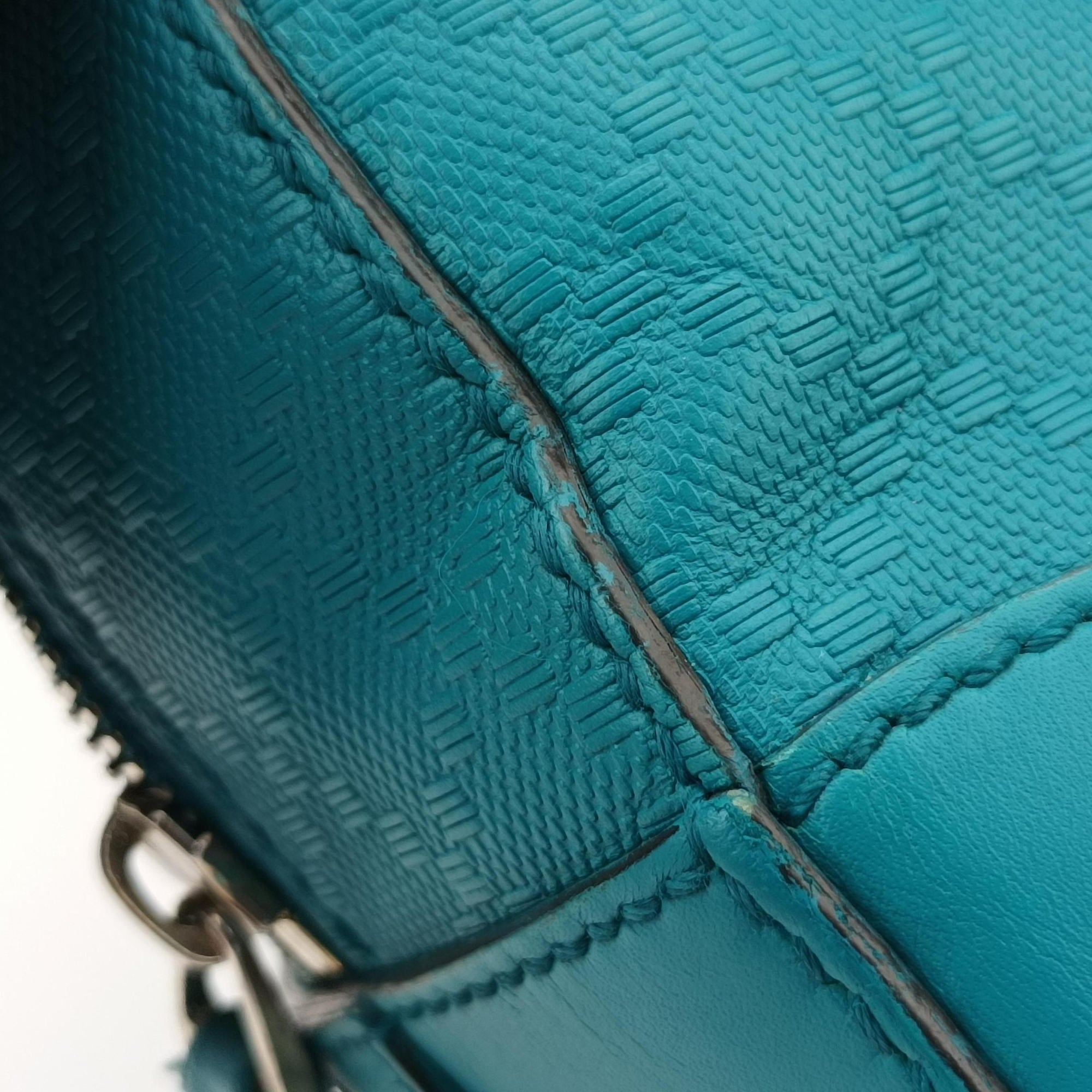 Pre-owned Gucci Bright Diamante Blue Leather 354224 shoulderbag | stylenewstar