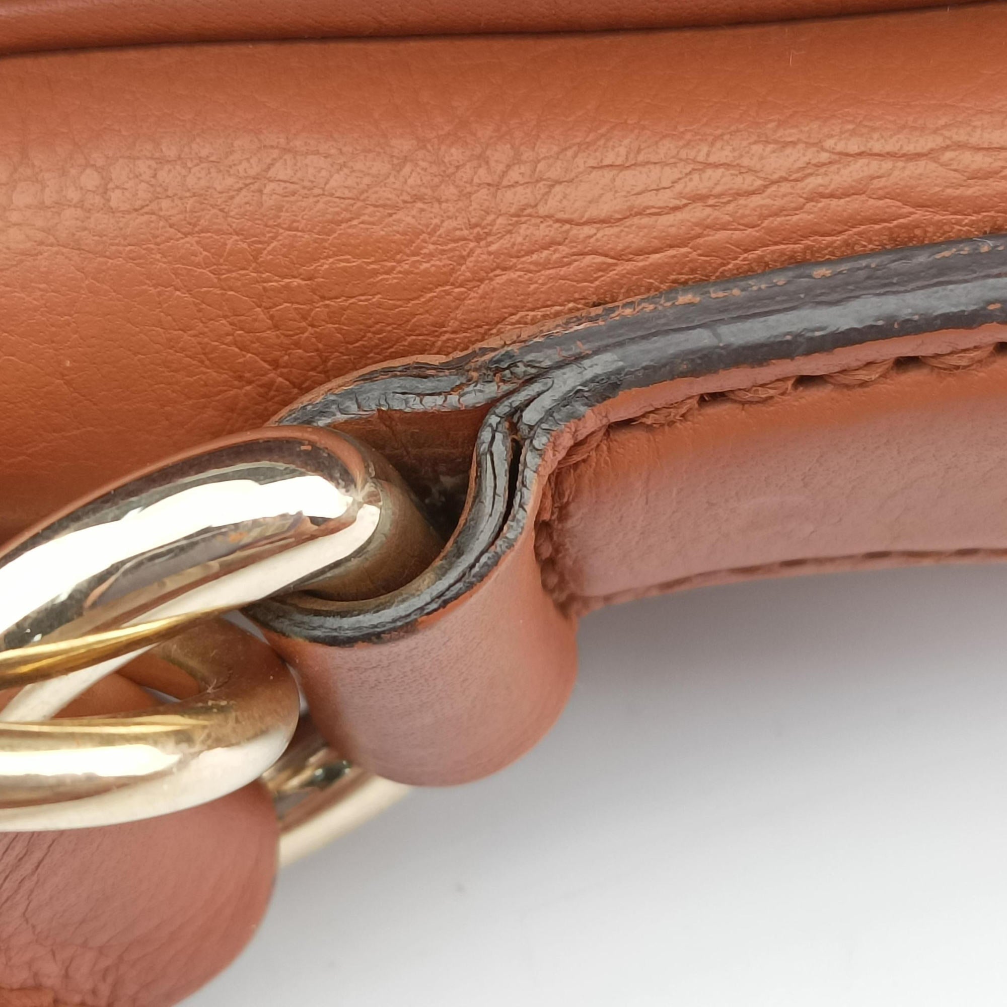 Pre-owned Gucci Marrakech Messenger Brown leather 257024 shoulderbag | stylenewstar