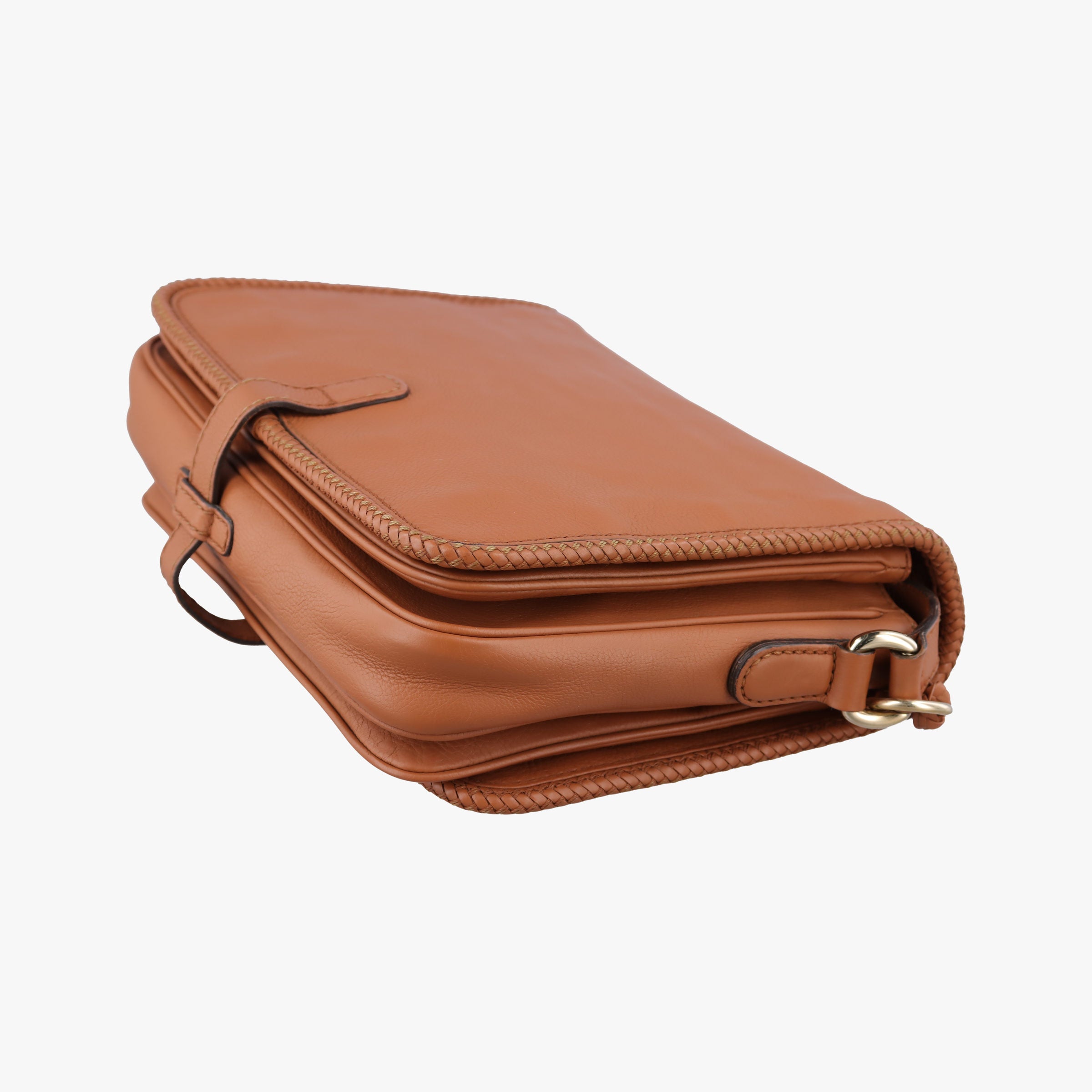 Pre-owned Gucci Marrakech Messenger Brown leather 257024 shoulderbag | stylenewstar