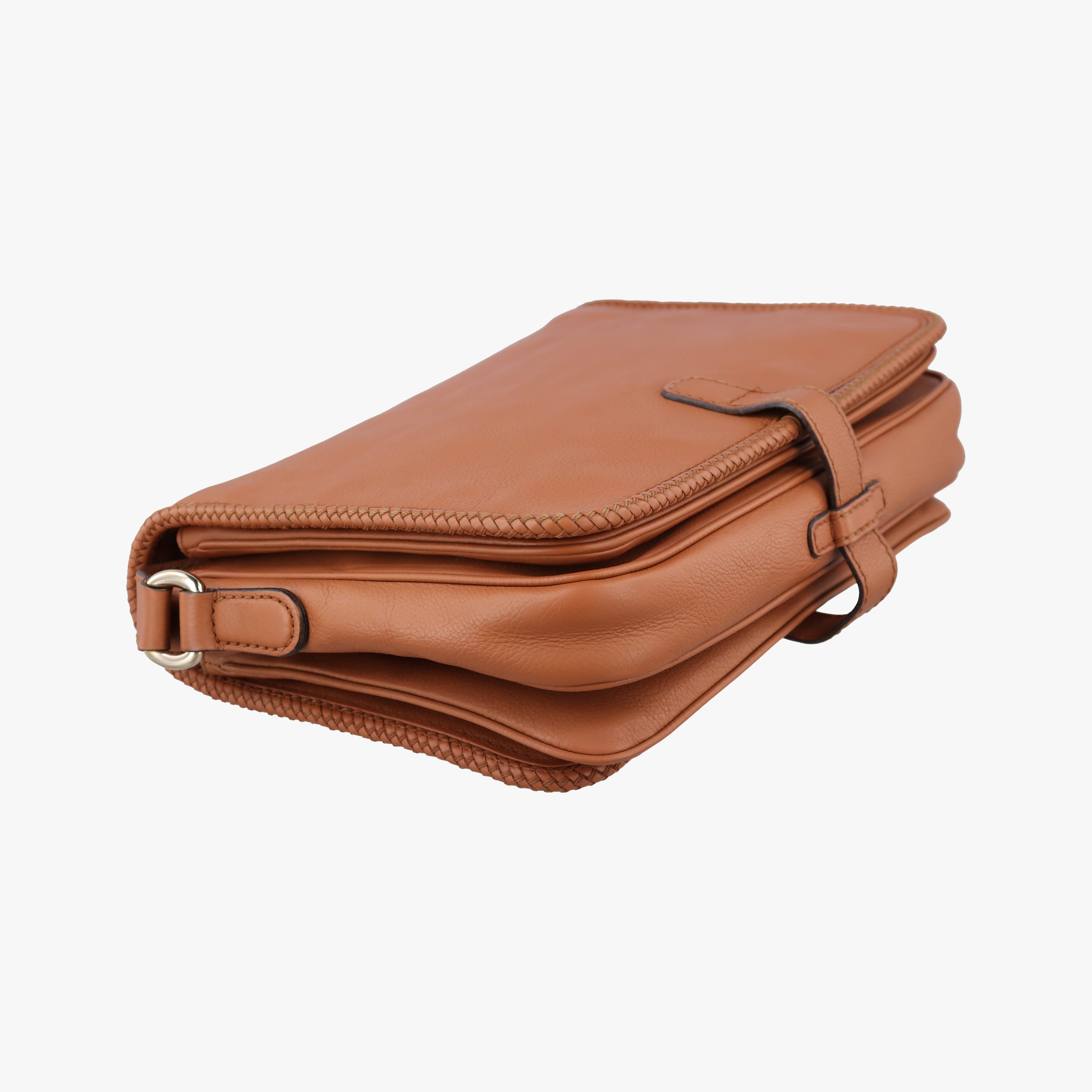 Pre-owned Gucci Marrakech Messenger Brown leather 257024 shoulderbag | stylenewstar