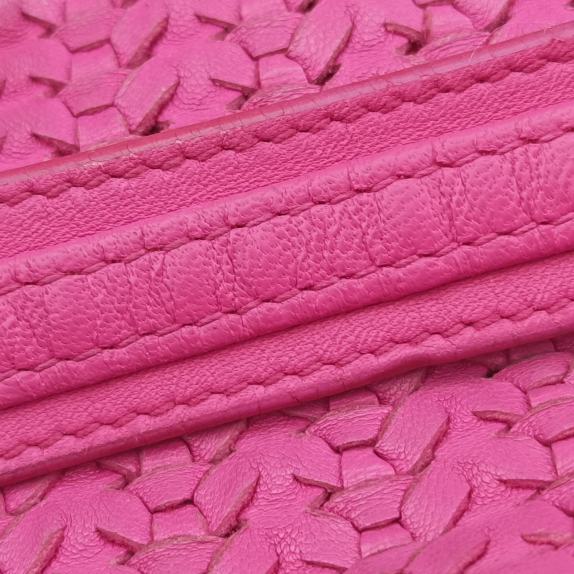 Secondhand Christian Dior Soft Lady Dior tote Pink lambskin  handbag | stylenewstar