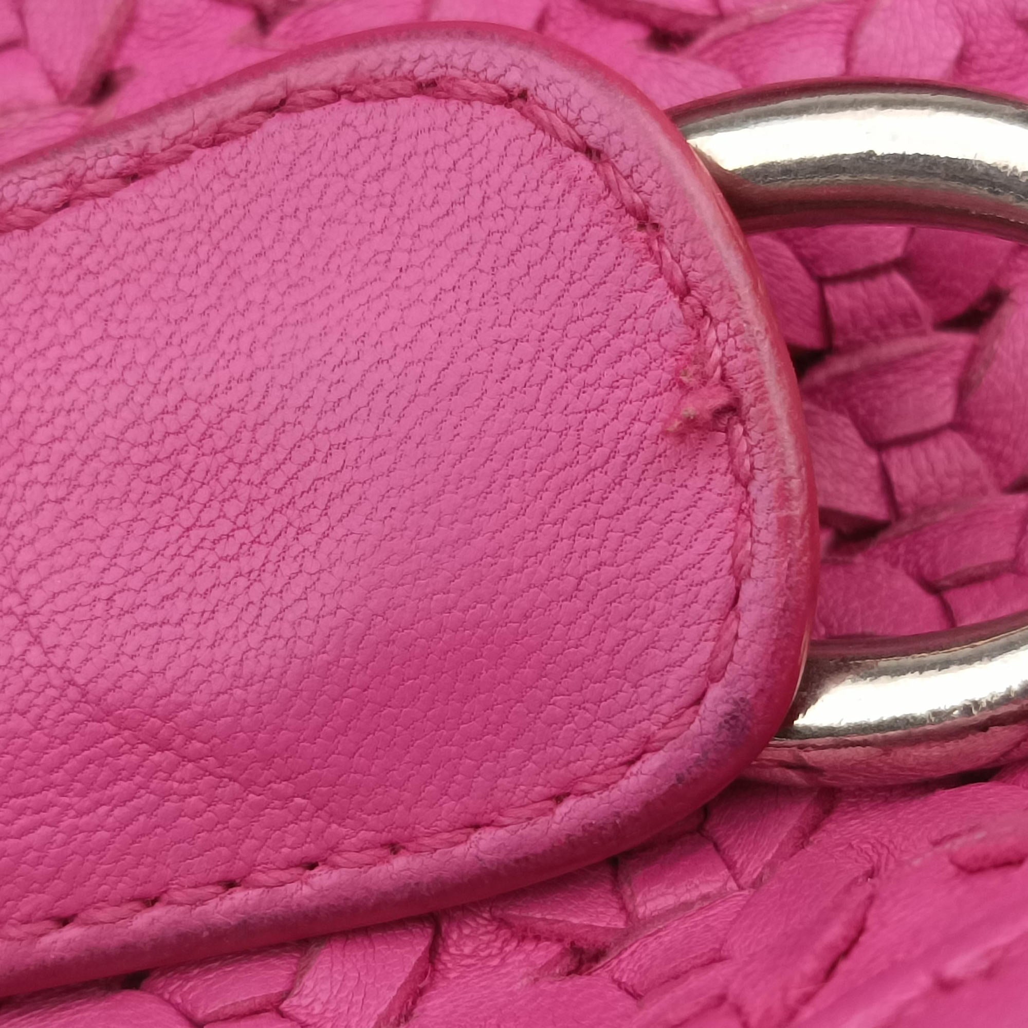 Secondhand Christian Dior Soft Lady Dior tote Pink lambskin  handbag | stylenewstar