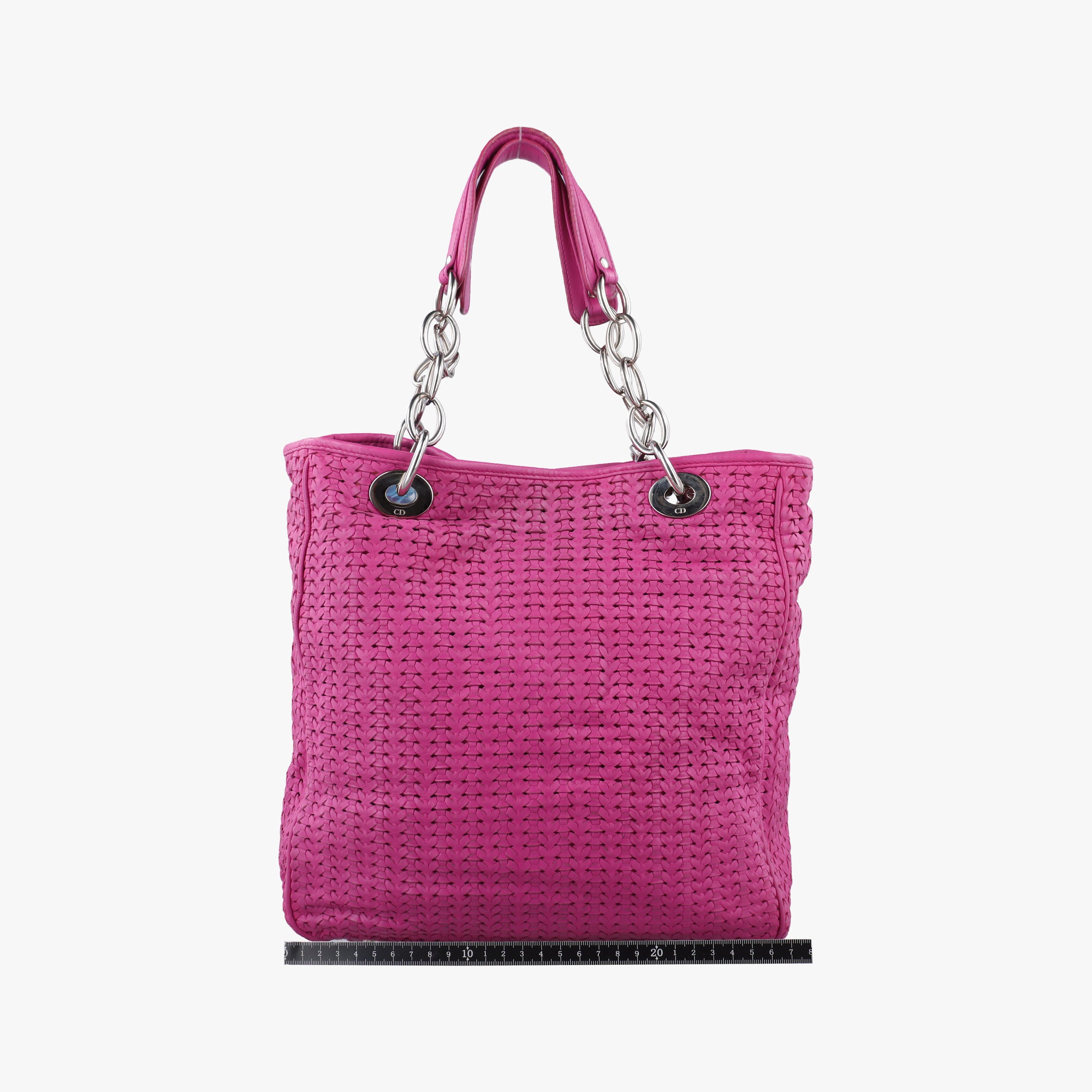 Secondhand Christian Dior Soft Lady Dior tote Pink lambskin  handbag | stylenewstar