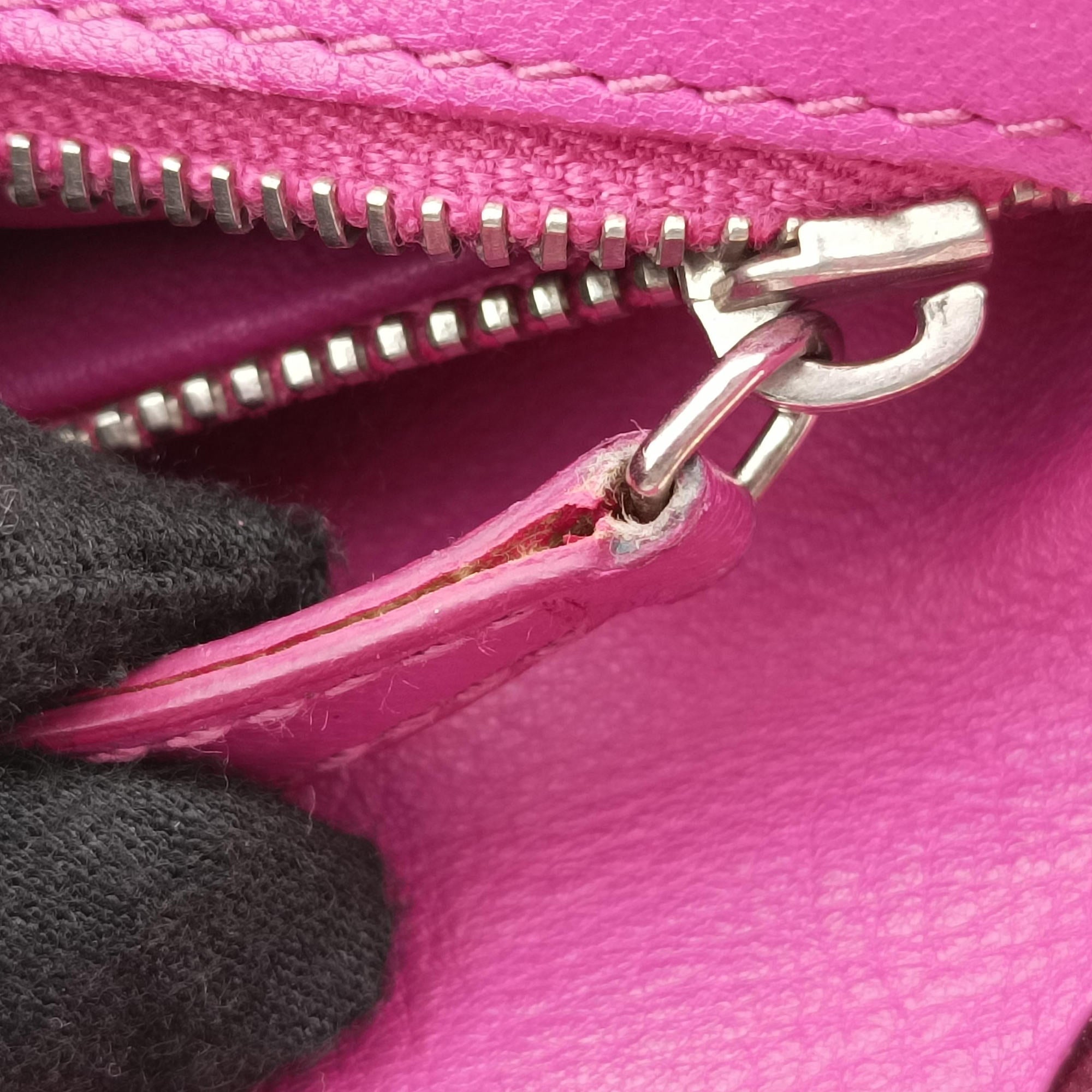 Secondhand Christian Dior Soft Lady Dior tote Pink lambskin  handbag | stylenewstar