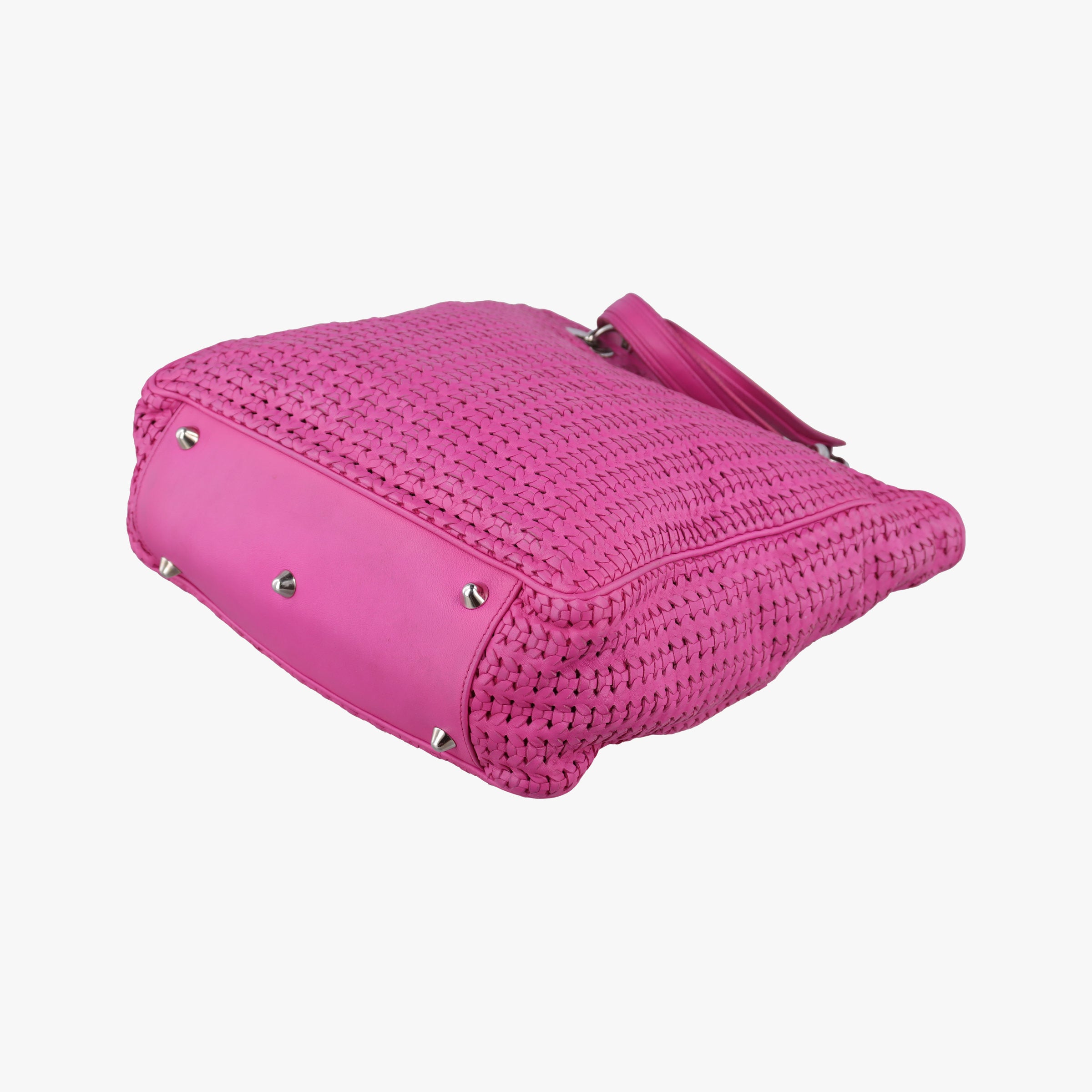 Secondhand Christian Dior Soft Lady Dior tote Pink lambskin  handbag | stylenewstar