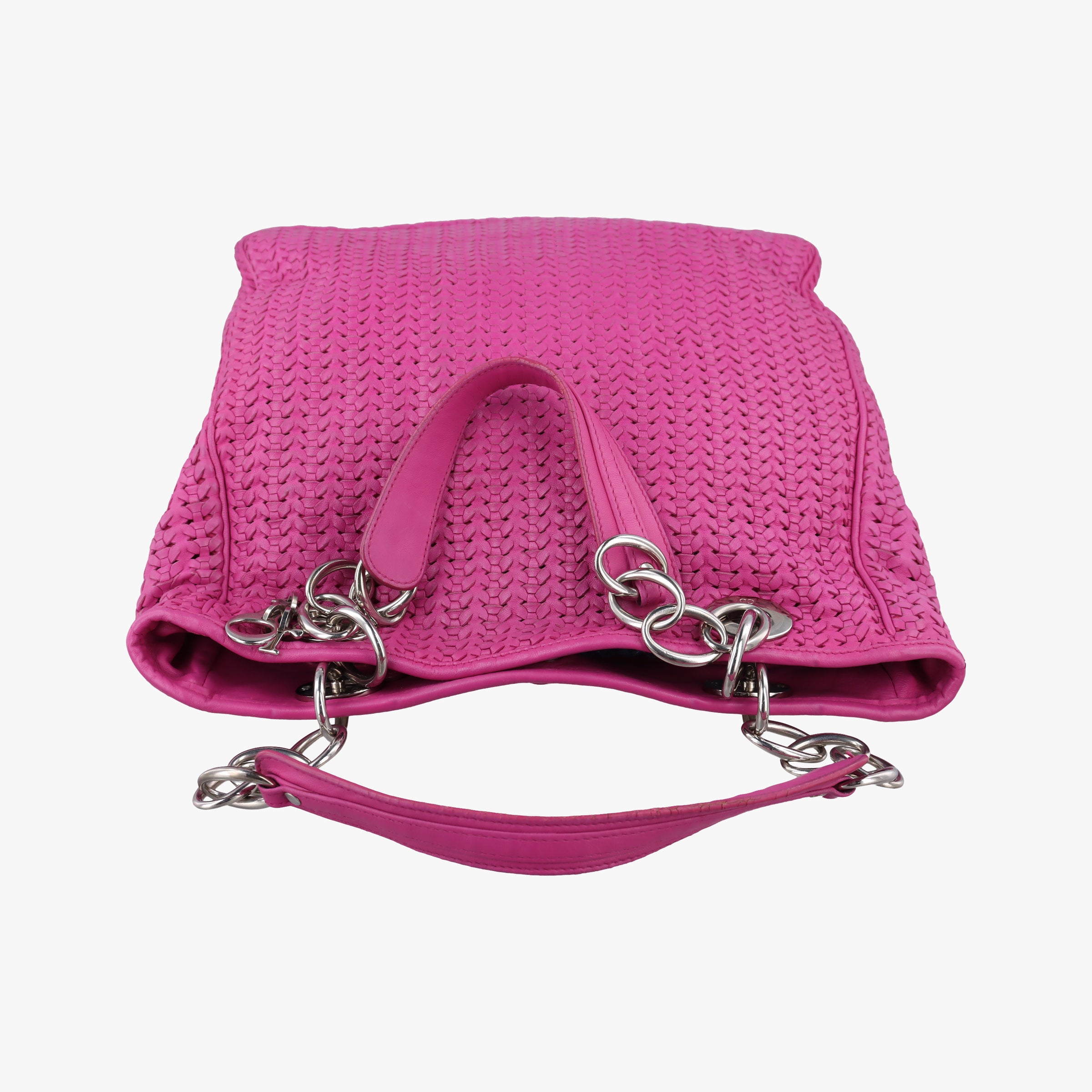 Secondhand Christian Dior Soft Lady Dior tote Pink lambskin  handbag | stylenewstar