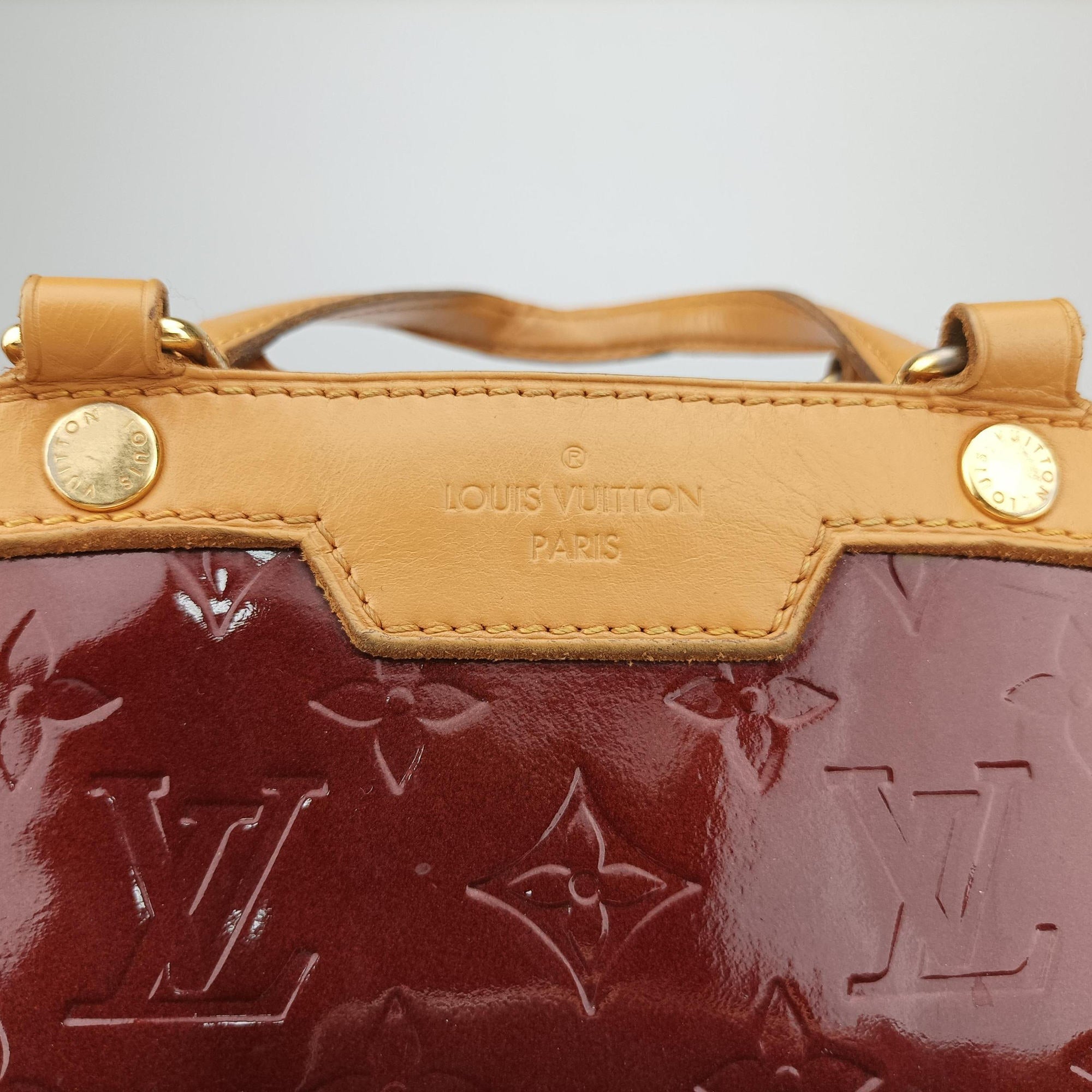 Pre-owned Louis Vuitton Brea MM AMARANTE Vernis M91619 shoulderbag | stylenewstar