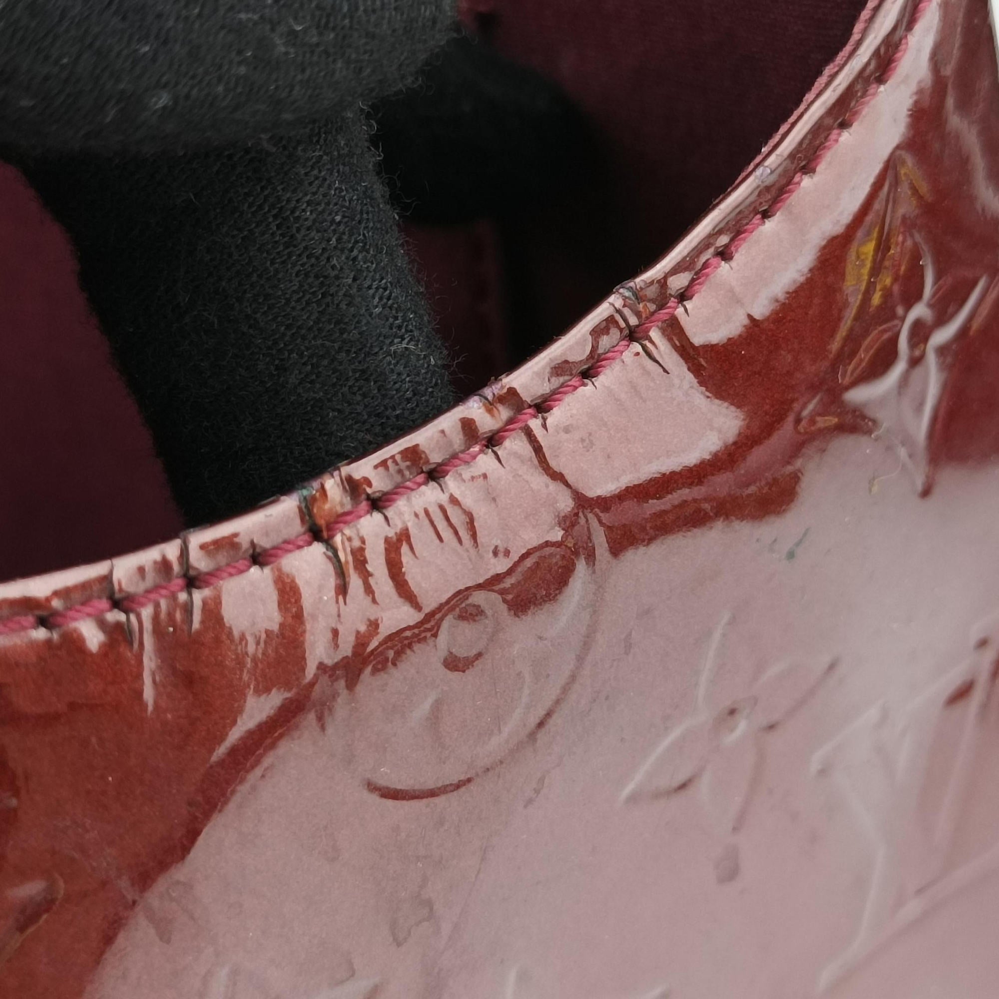 Pre-owned Louis Vuitton Brea MM AMARANTE Vernis M91619 shoulderbag | stylenewstar