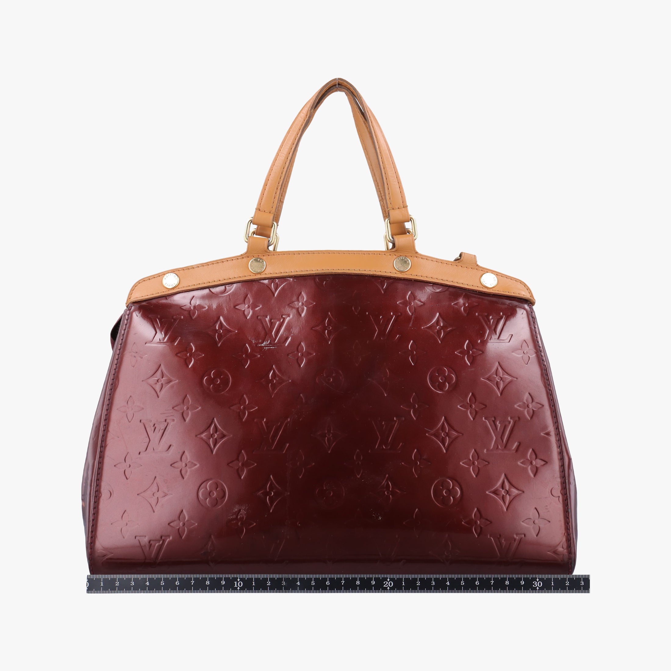 Pre-owned Louis Vuitton Brea MM AMARANTE Vernis M91619 shoulderbag | stylenewstar