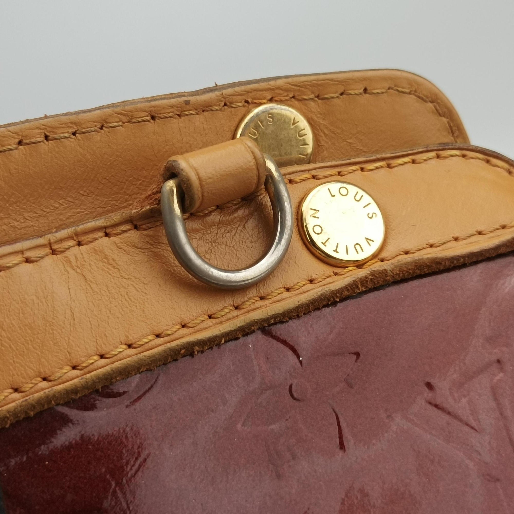 Pre-owned Louis Vuitton Brea MM AMARANTE Vernis M91619 shoulderbag | stylenewstar