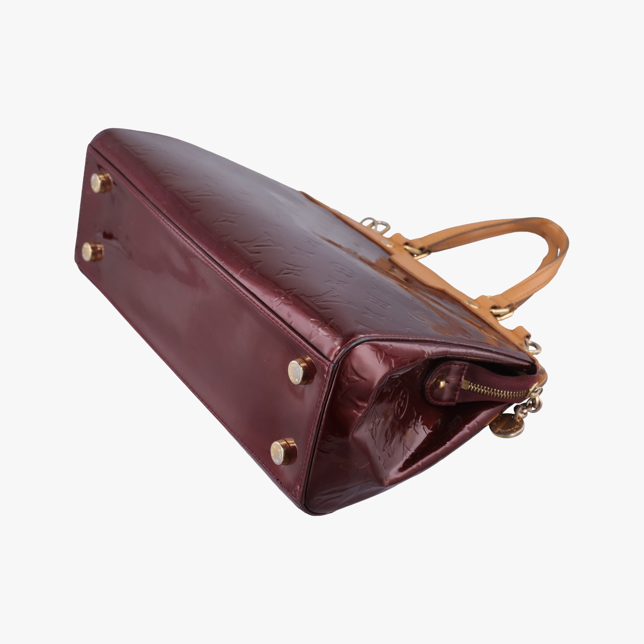 Pre-owned Louis Vuitton Brea MM AMARANTE Vernis M91619 shoulderbag | stylenewstar